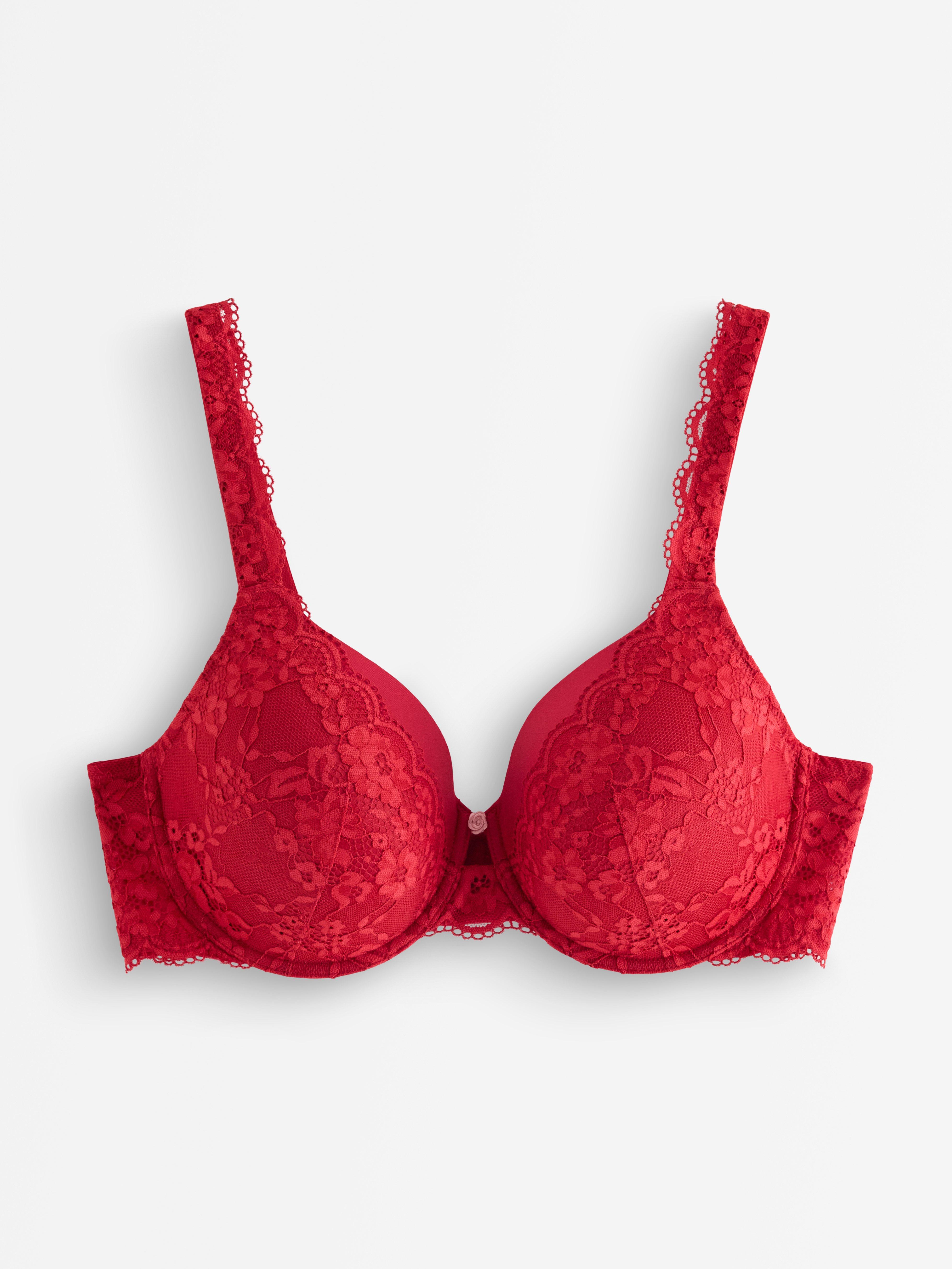 Dahlia T-shirt Bra - Lingerie - Red