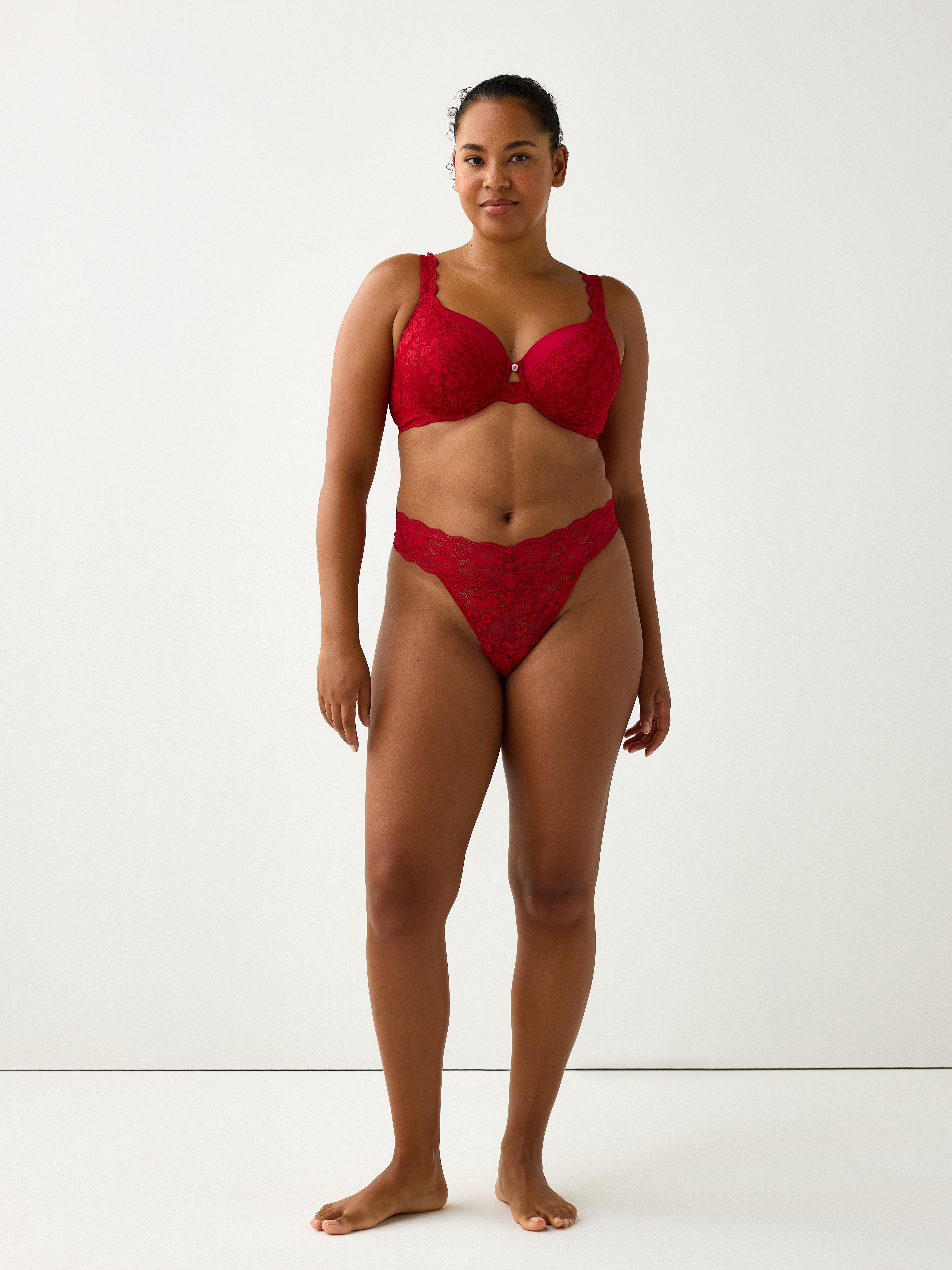 Dahlia T-shirt Bra - Lingerie - Red