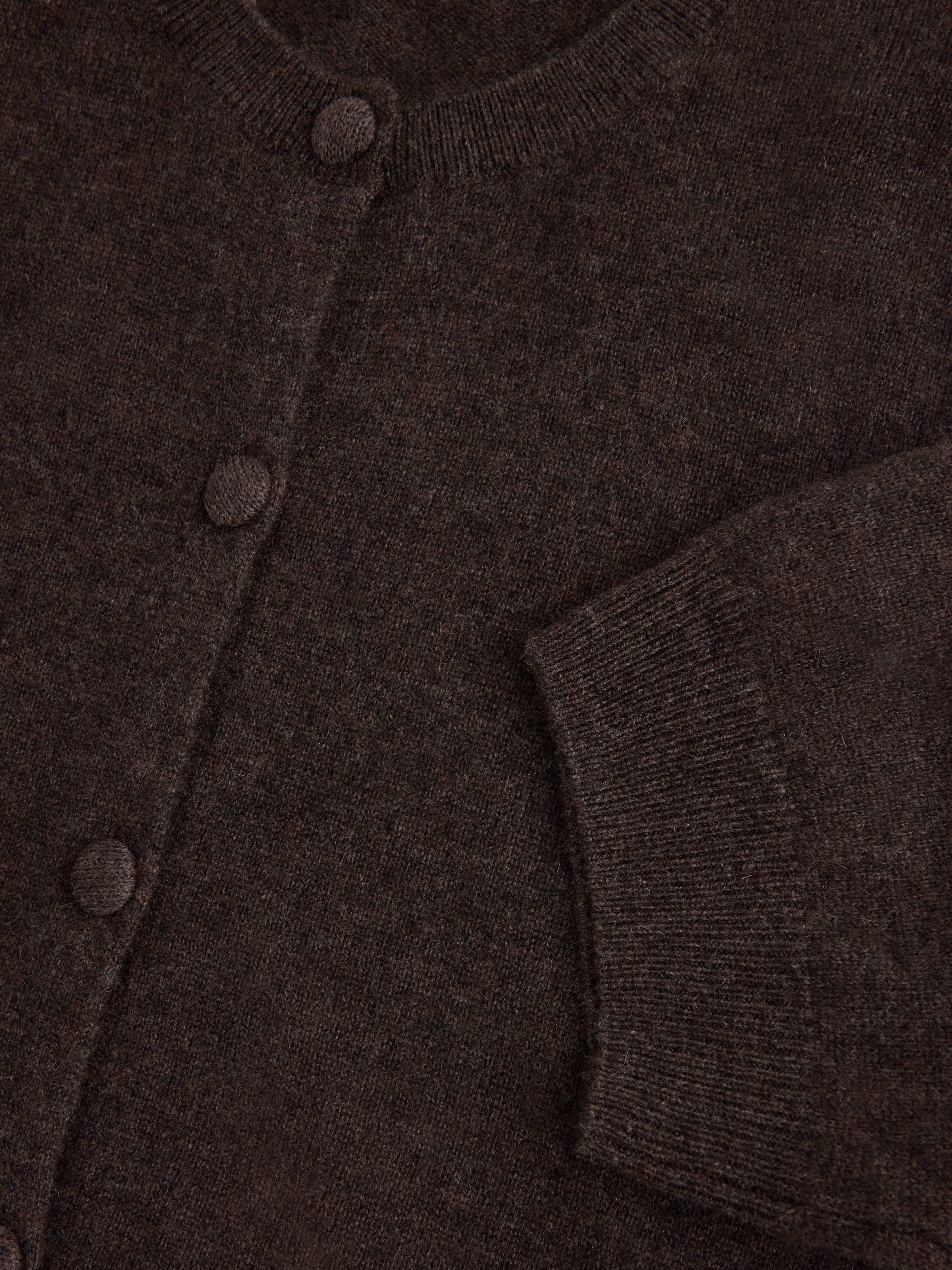 Cardigan - Dame - Brun