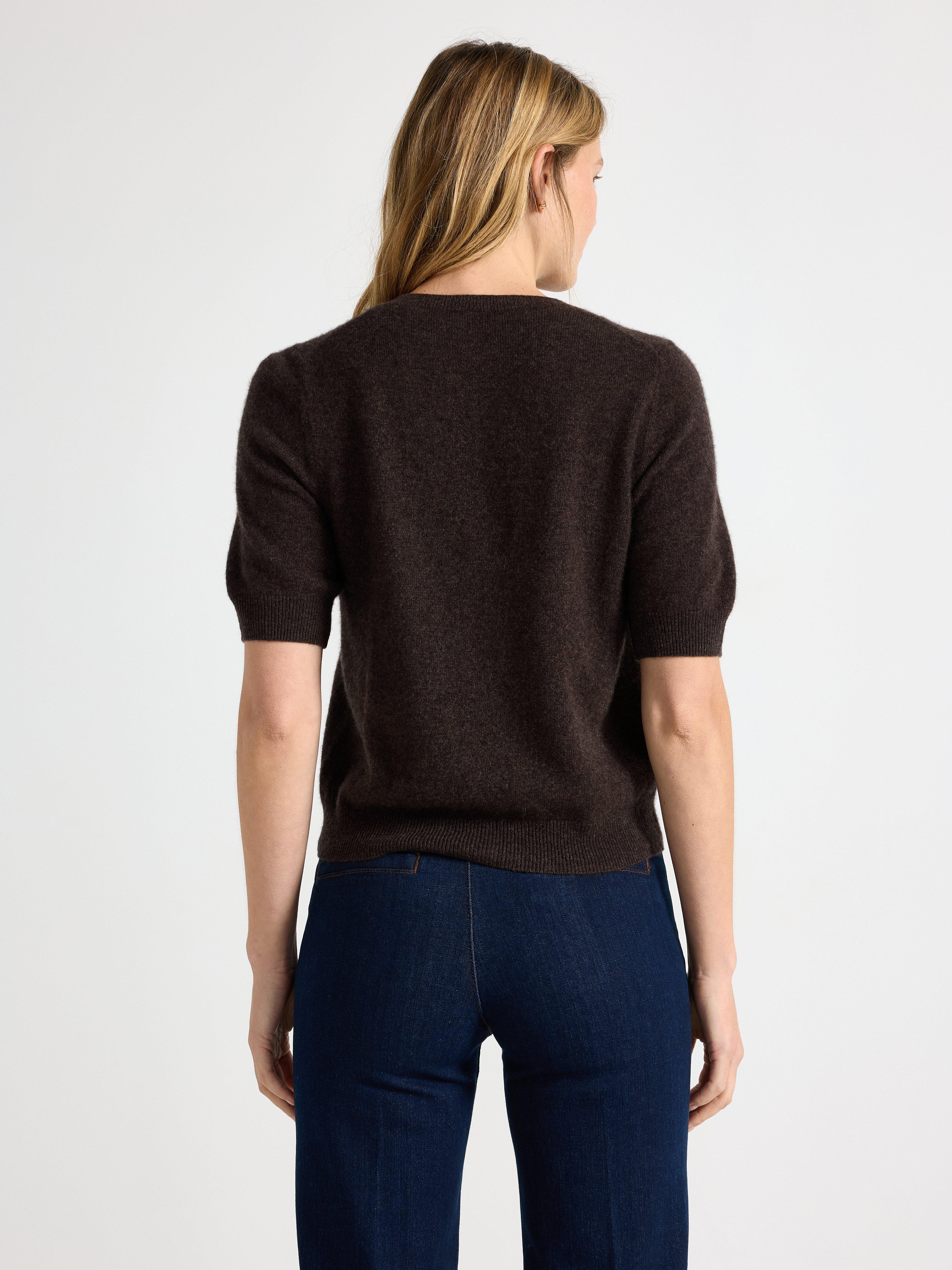 Cardigan - Dame - Brun