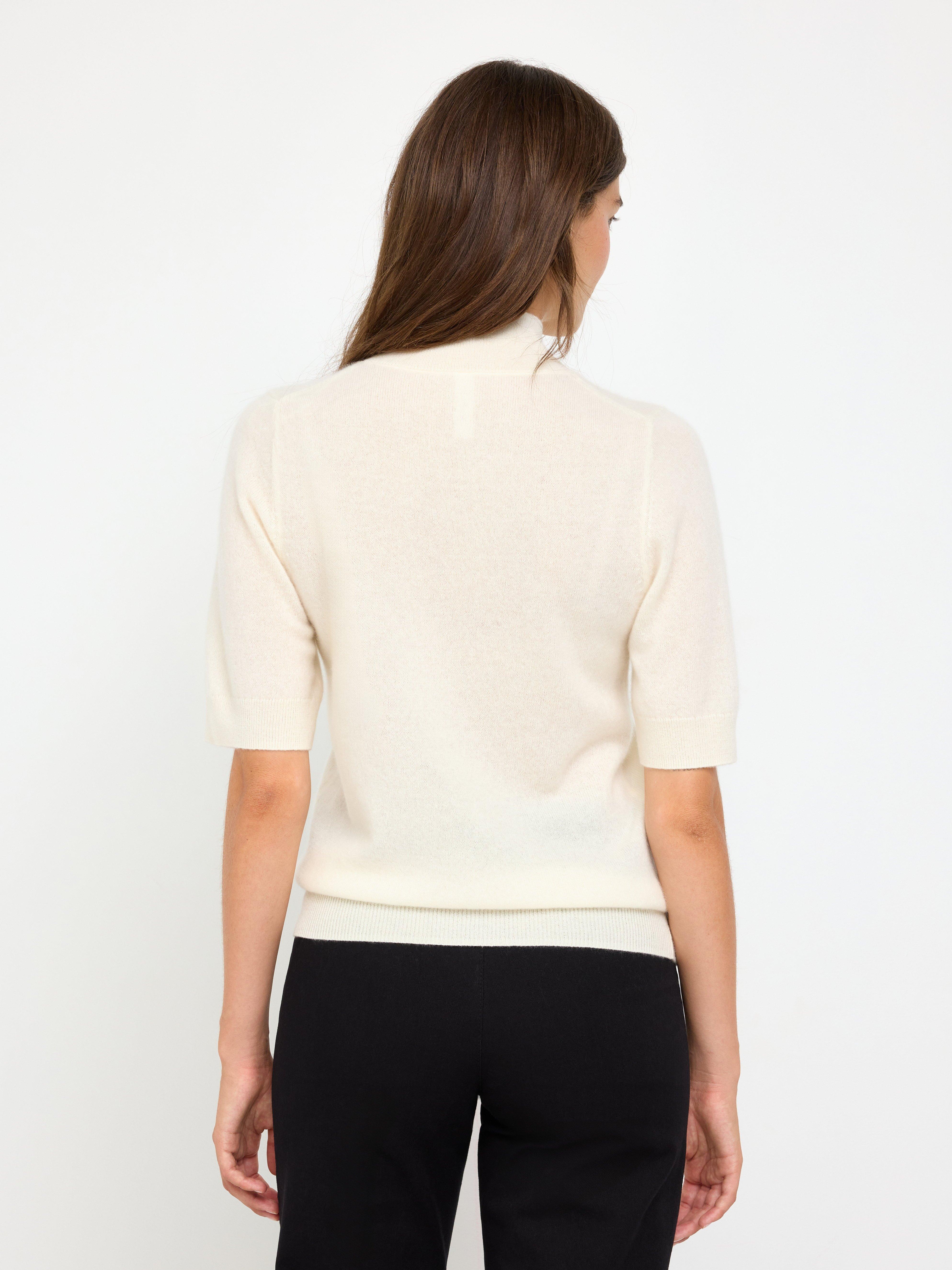 Turtle Neck Sweater - Womens Wear - White