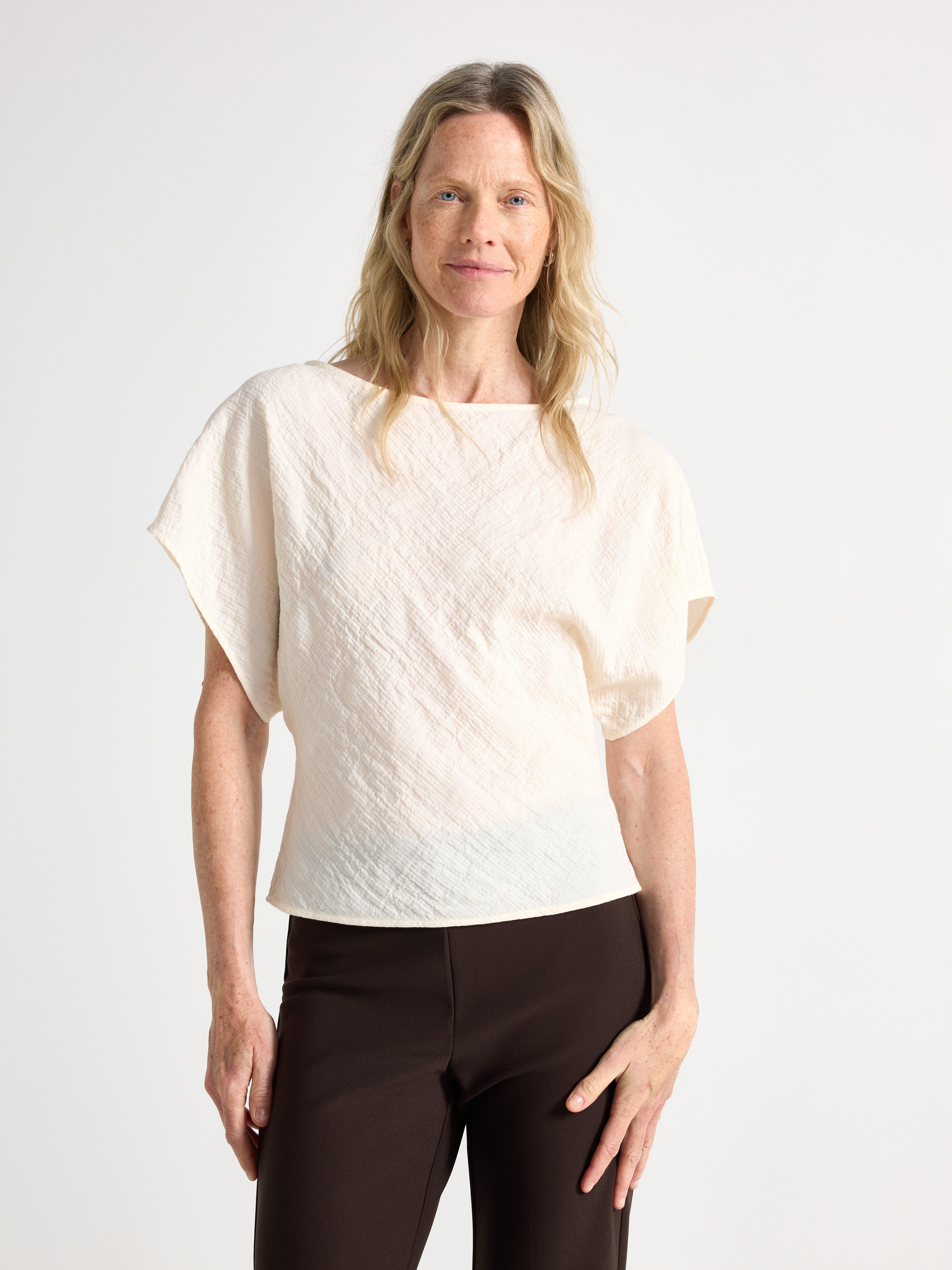 Bluse - Dame - Hvid