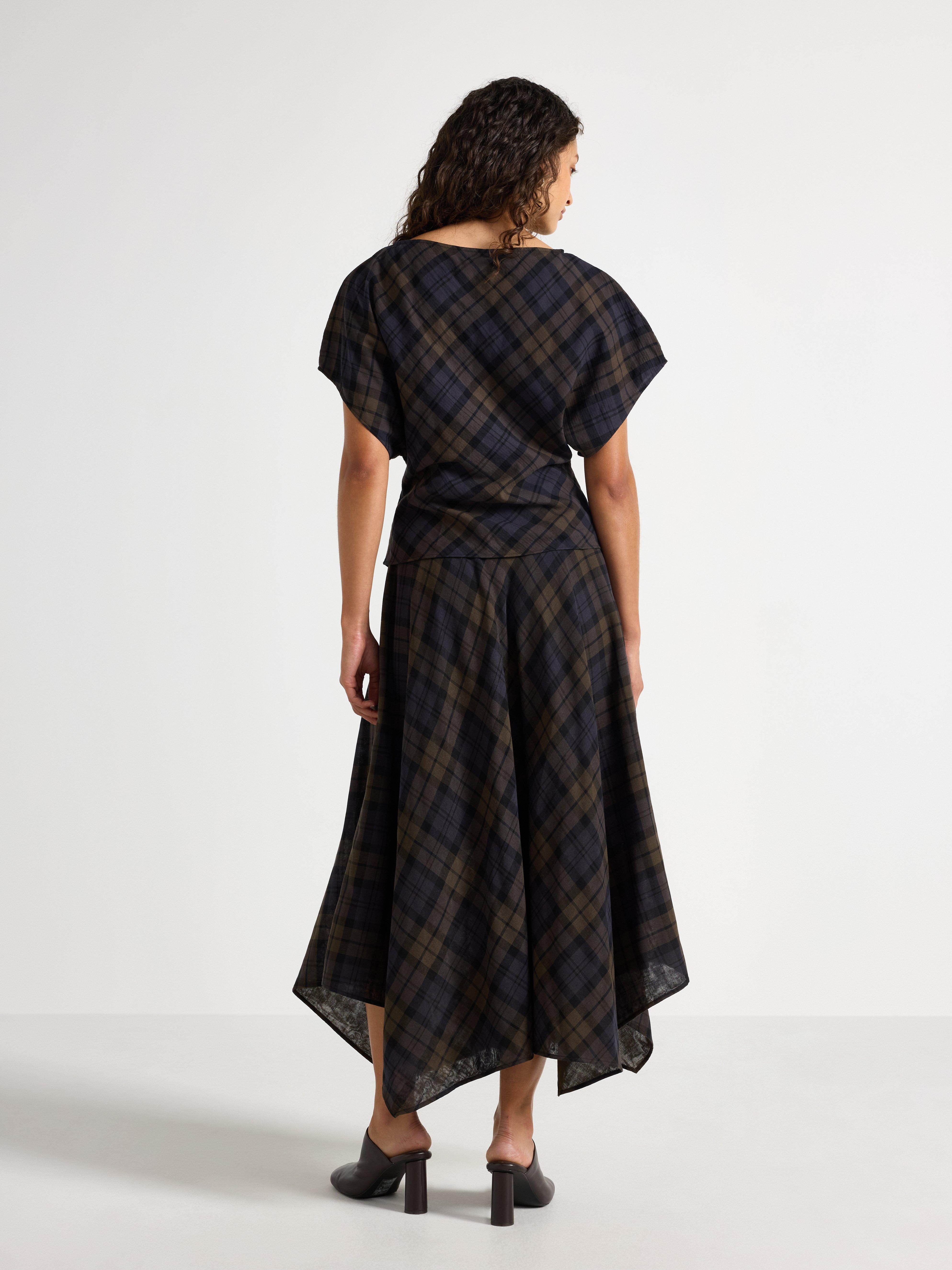Bluse - Dame - Brun