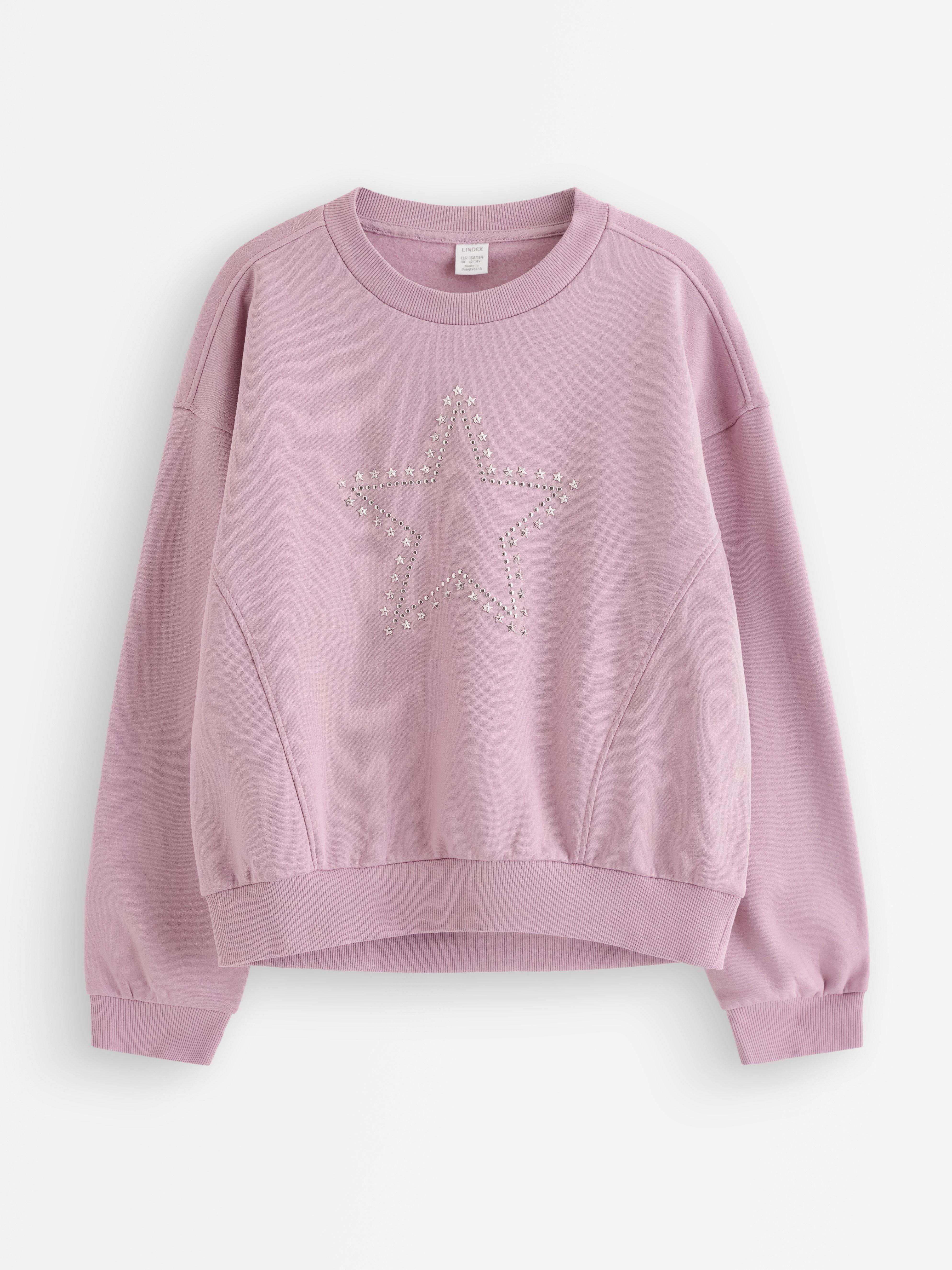 Sweatshirt - Børn - Lilla