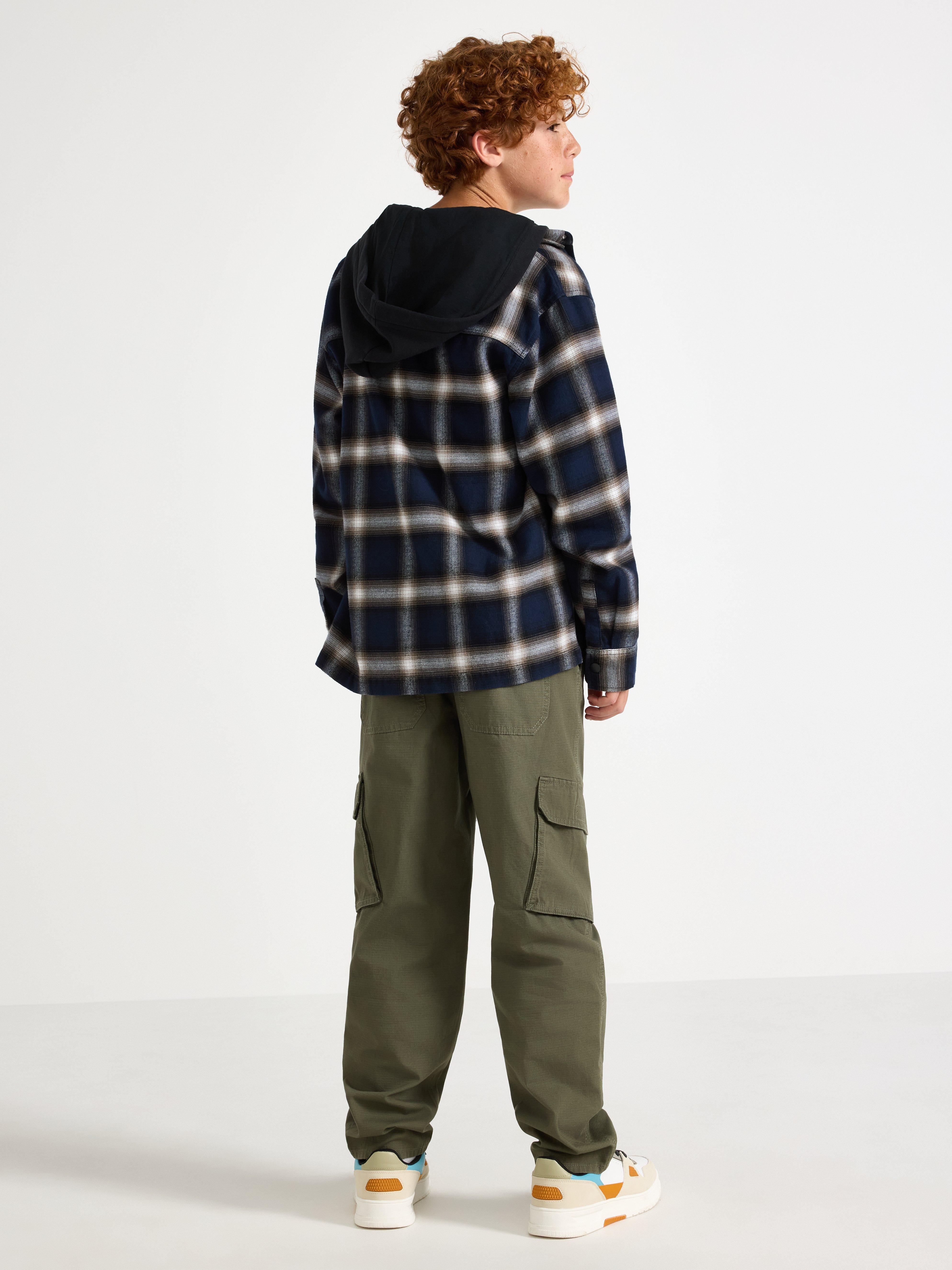 Cargo Trousers - Kids Wear - Khaki
