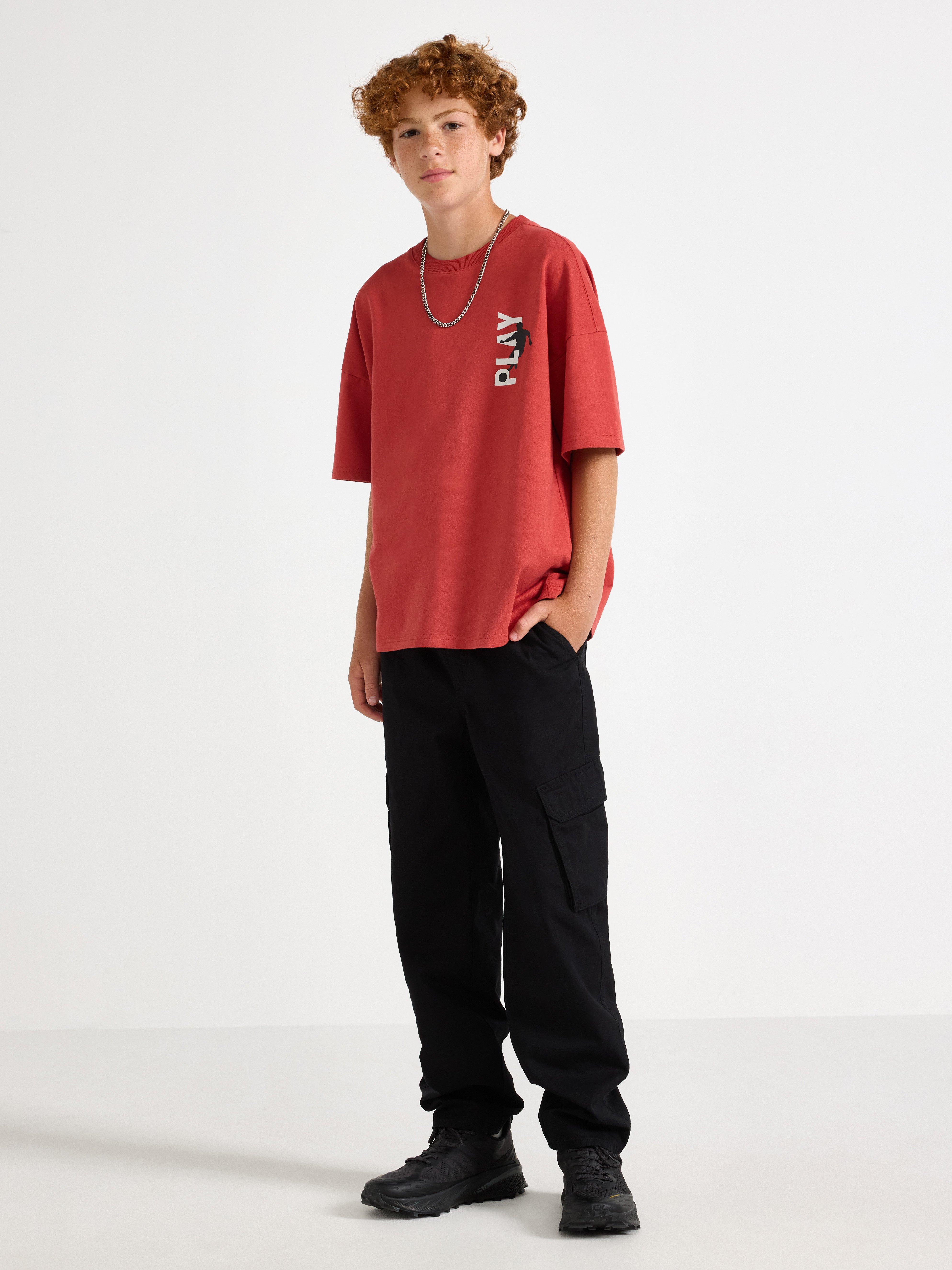Cargo Trousers - Kids Wear - Black