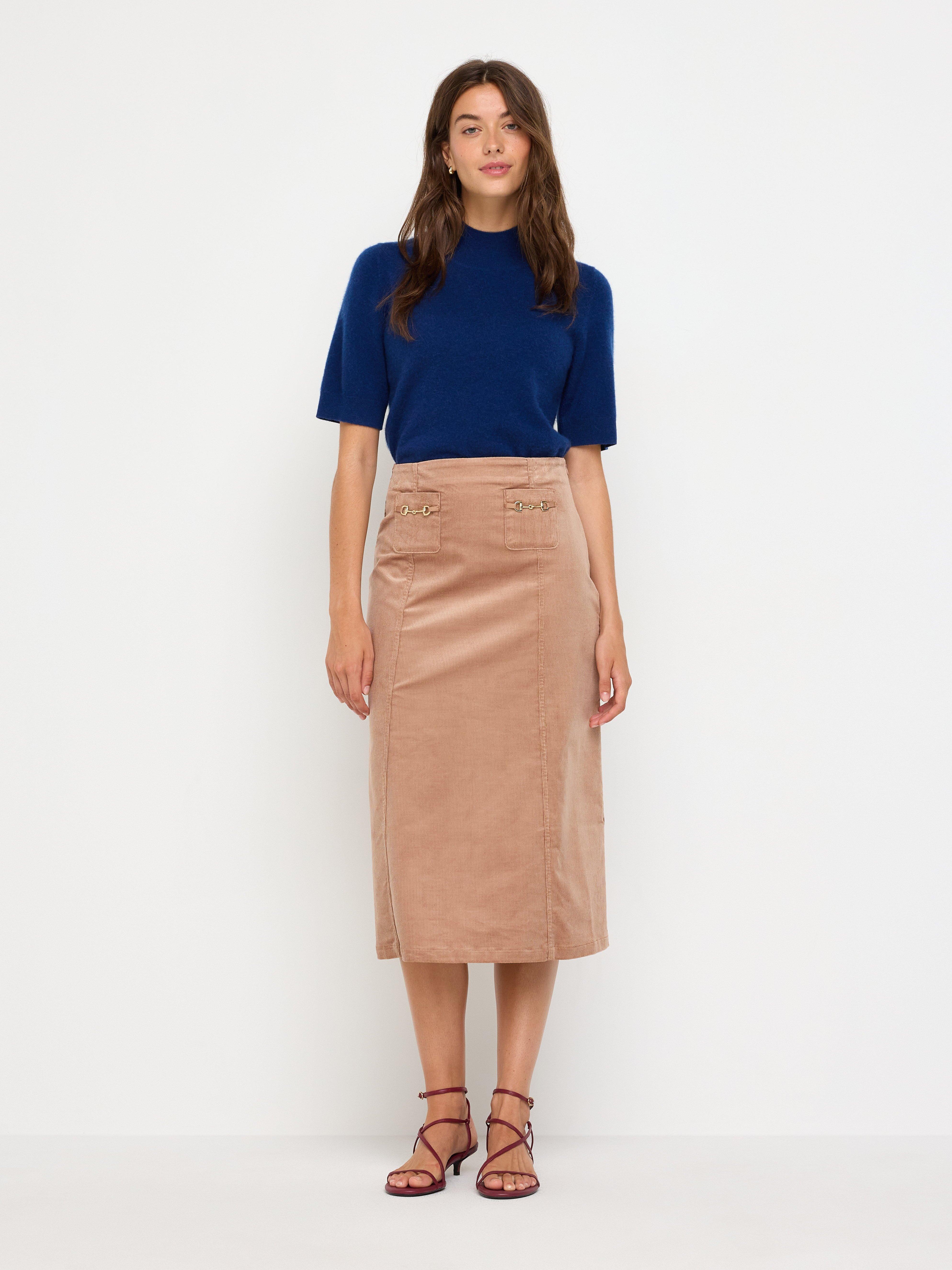 Nederdel - Dame - Beige