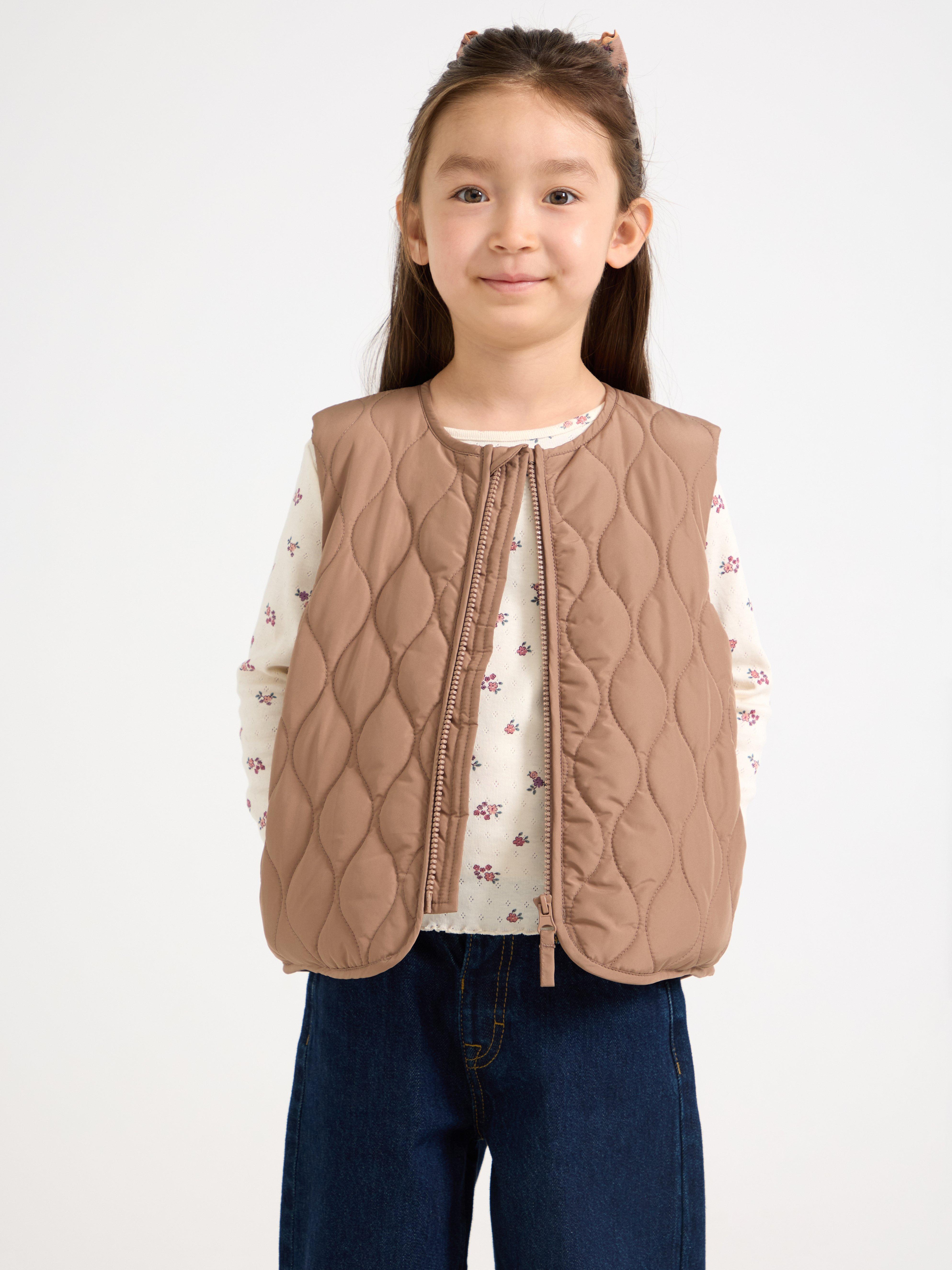 Vest - Barn - Brun