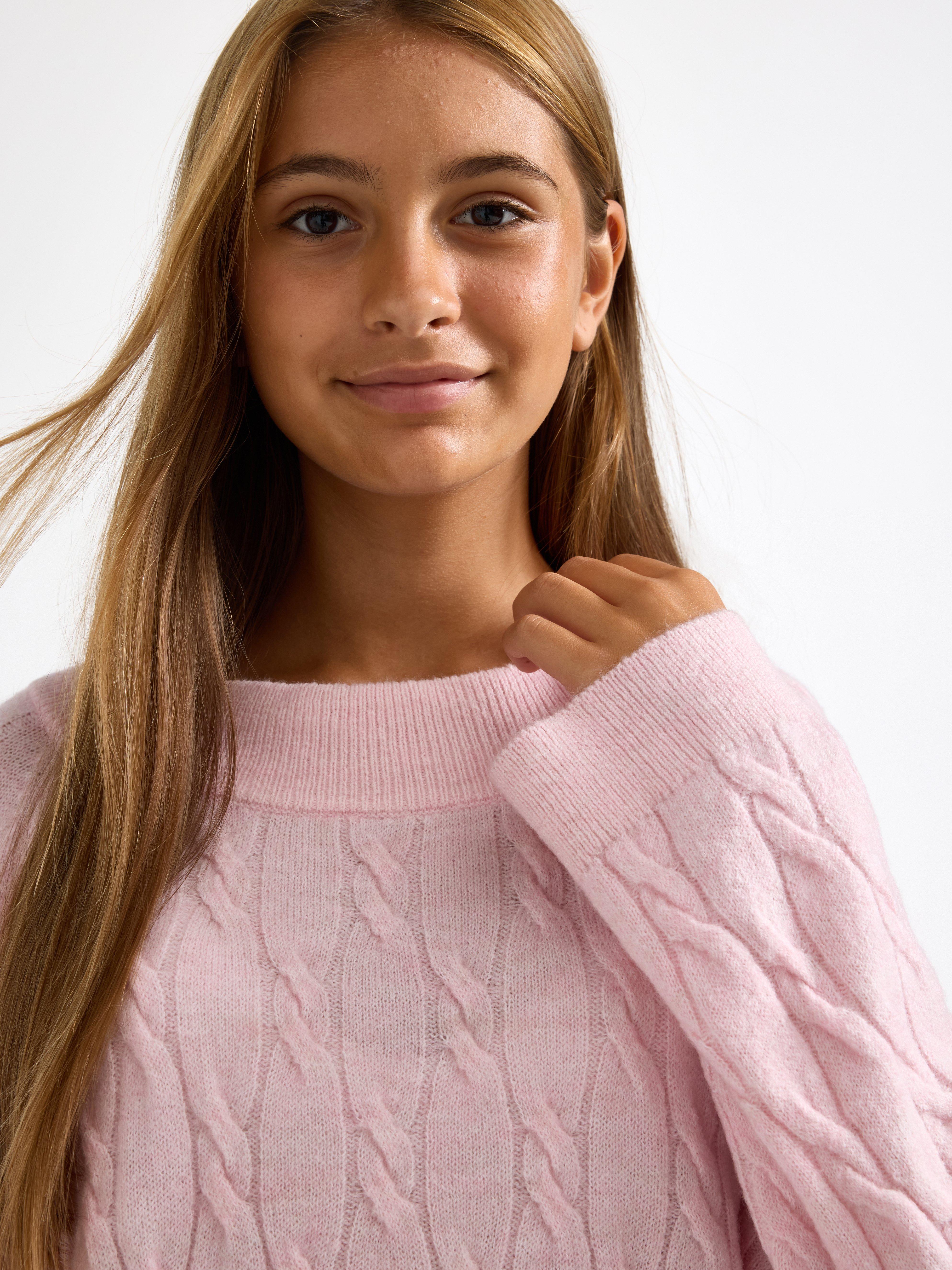 Sweater - Børn - Lyserød