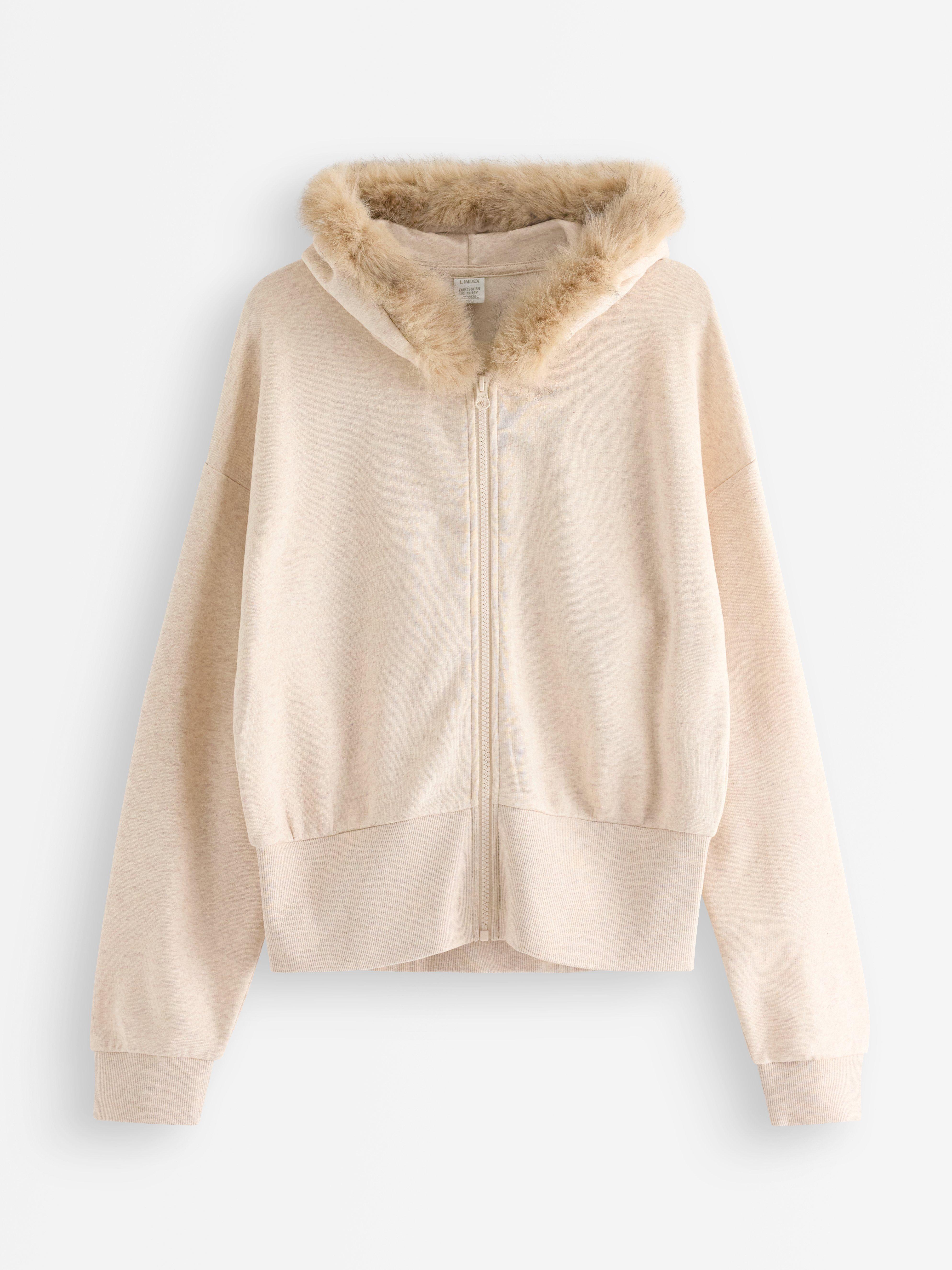 Hooded Sweatshirt - Kids Wear - Beige