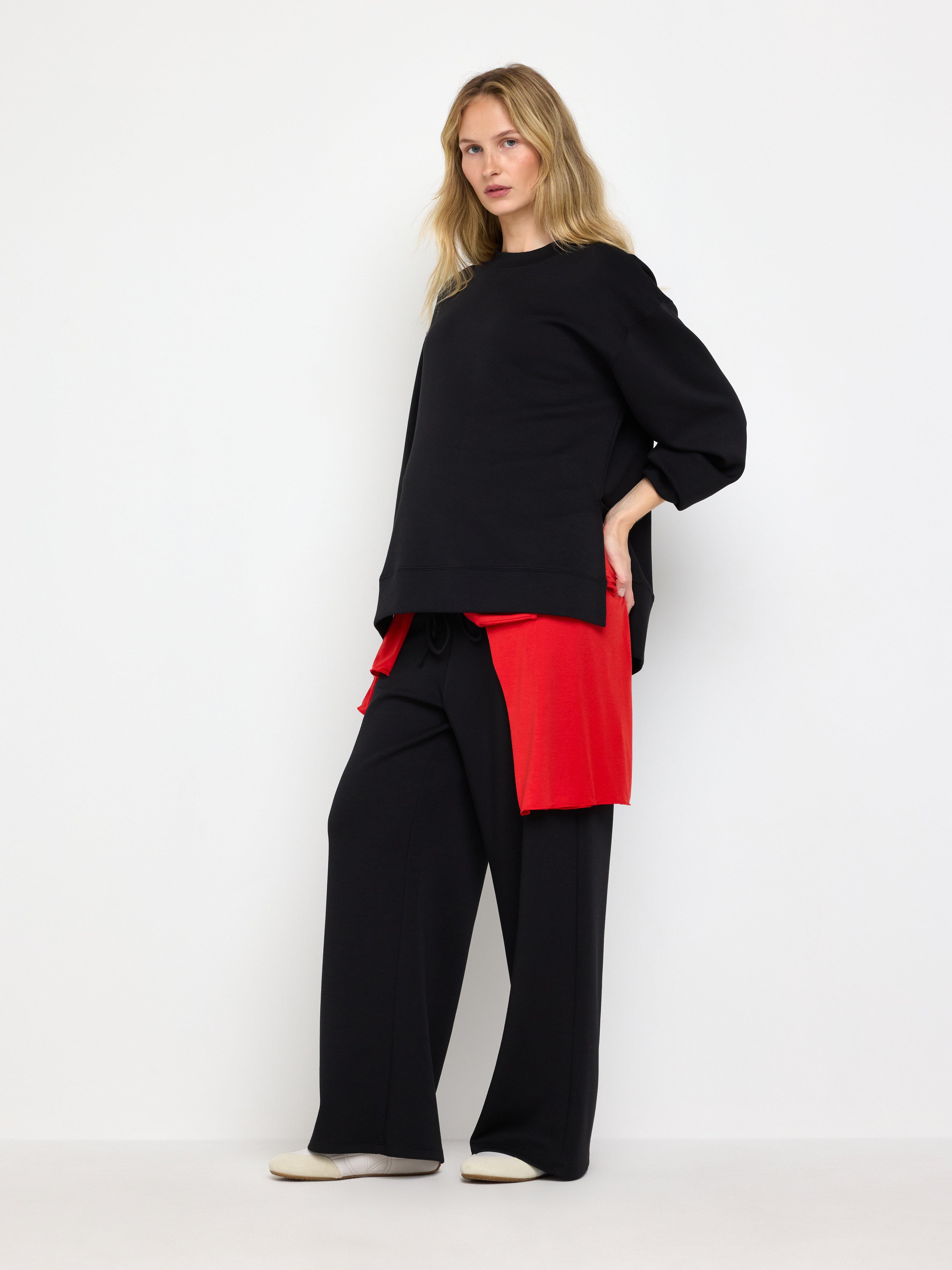Sweatshirt - Dam - Svart