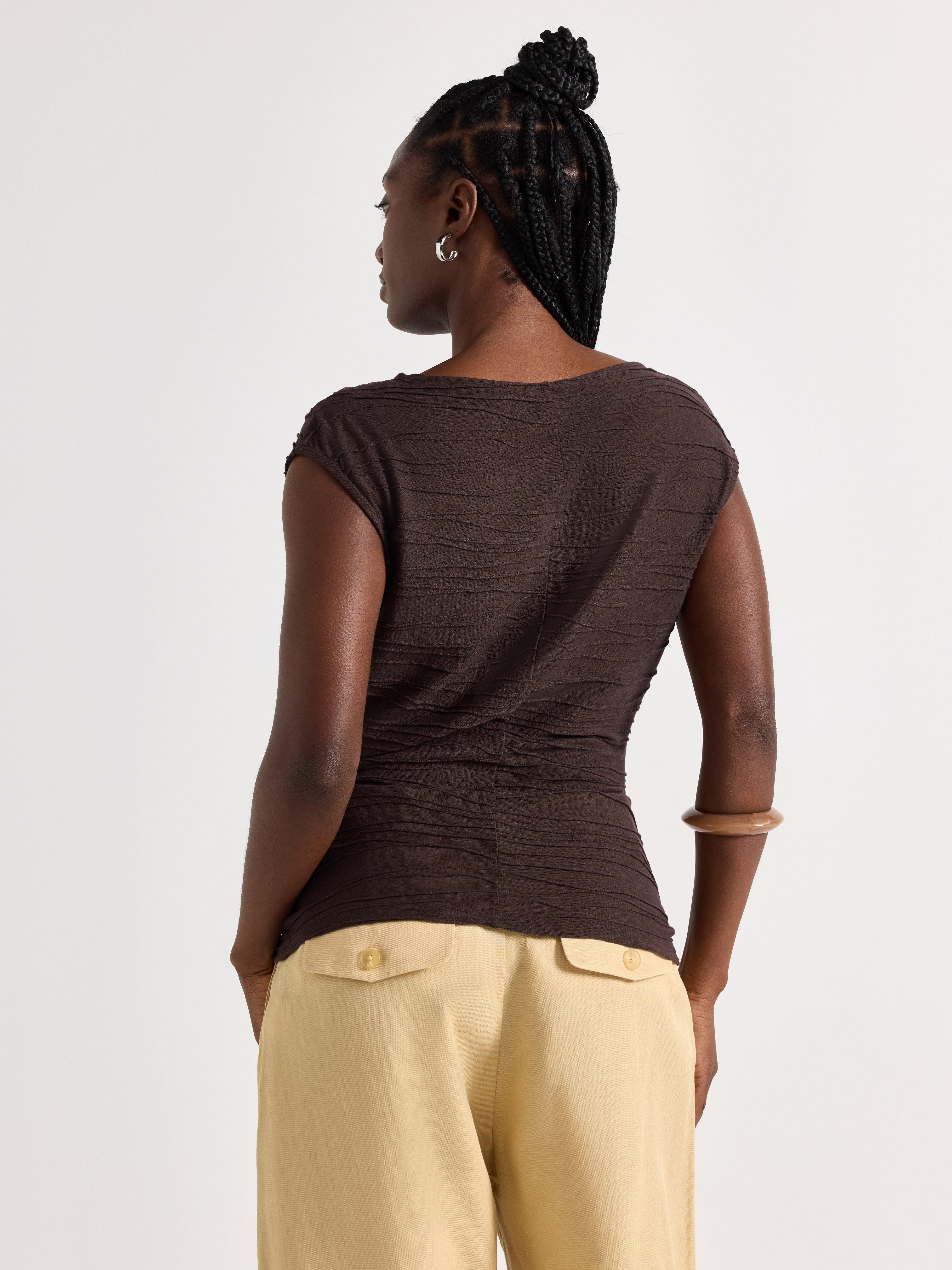 Top - Womens Wear - Brown