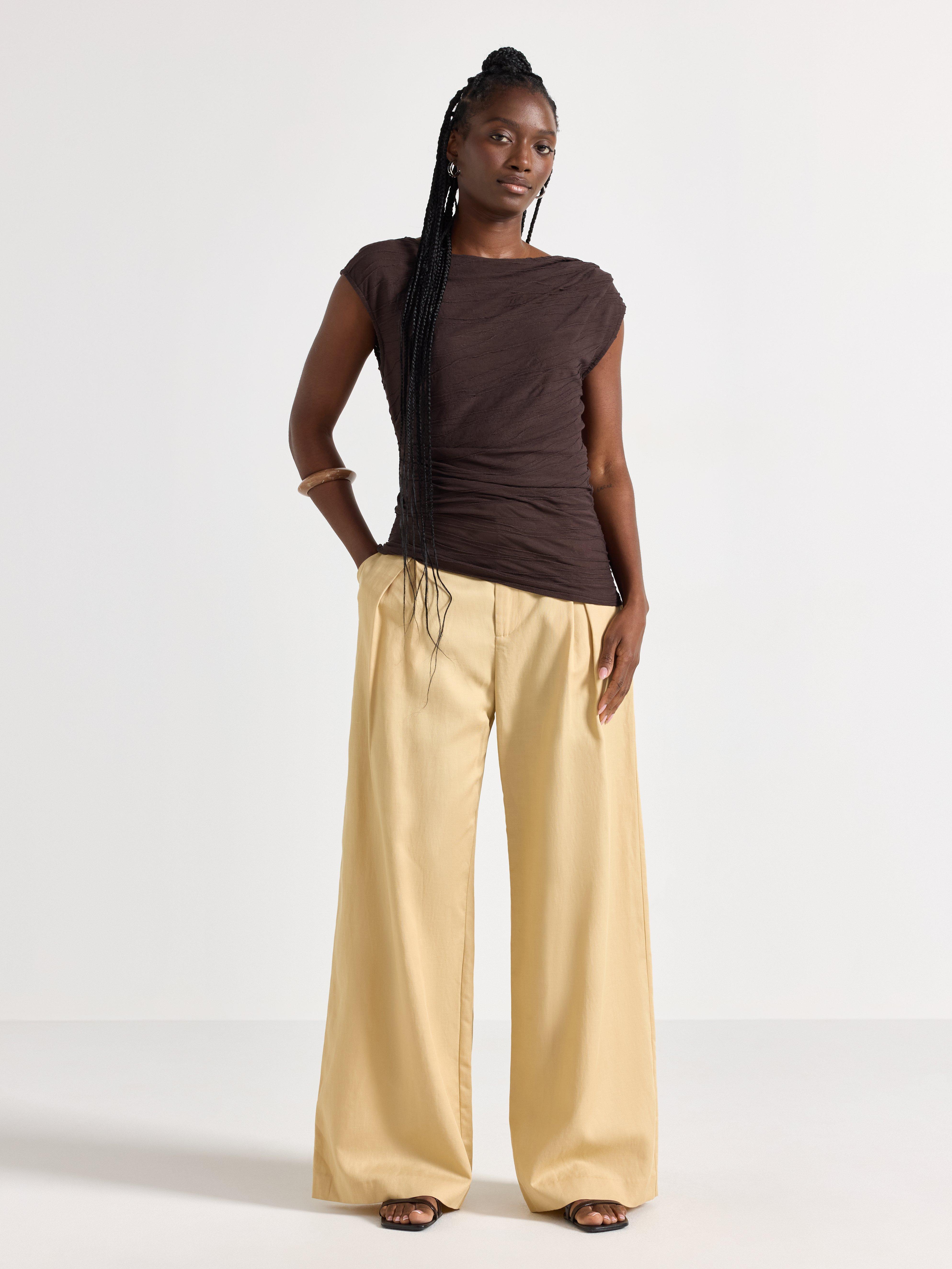 Top - Womens Wear - Brown