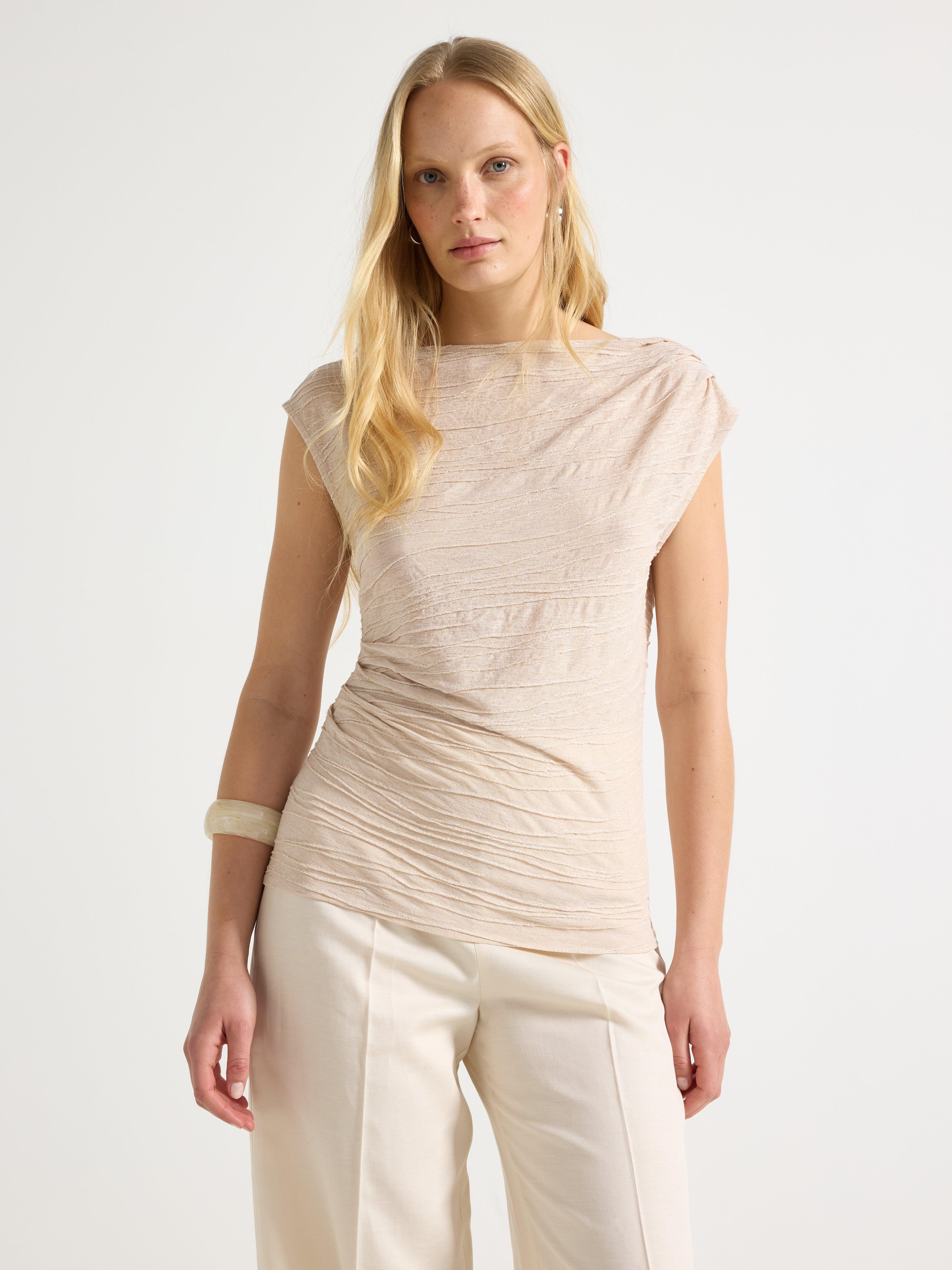 Top - Dame - Beige
