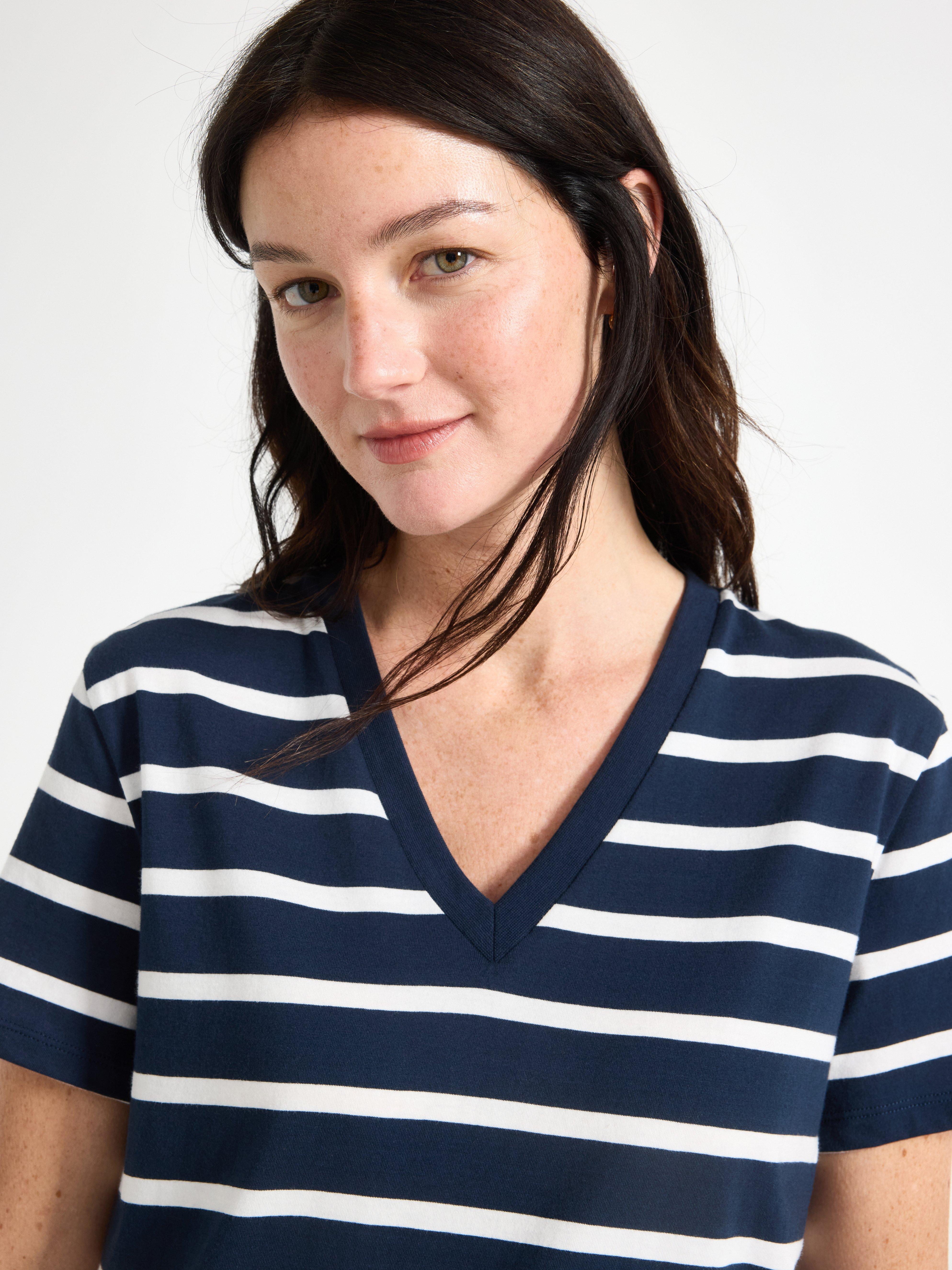 T-shirt - Dame - Blå