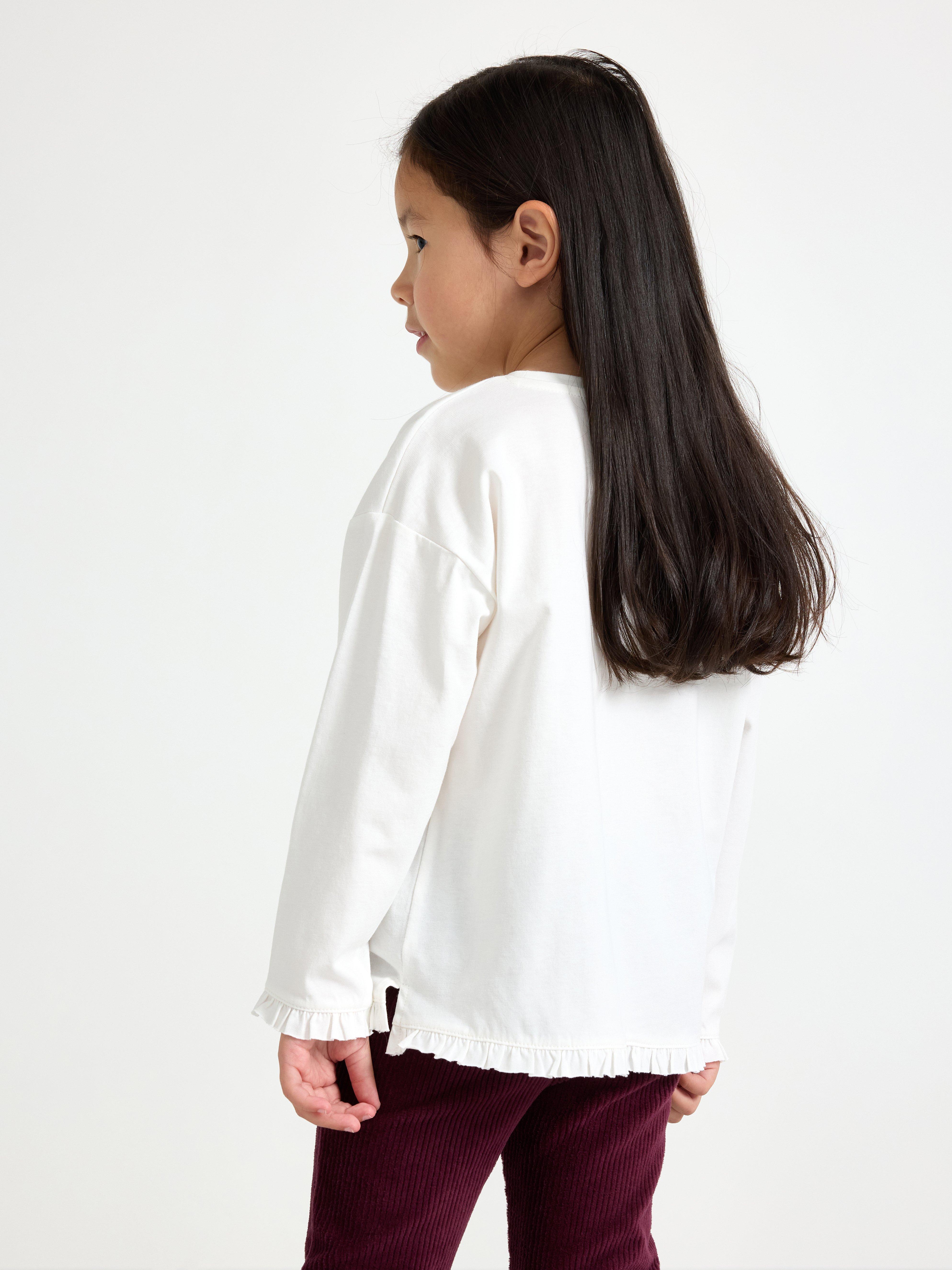 Top - Kids Wear - White