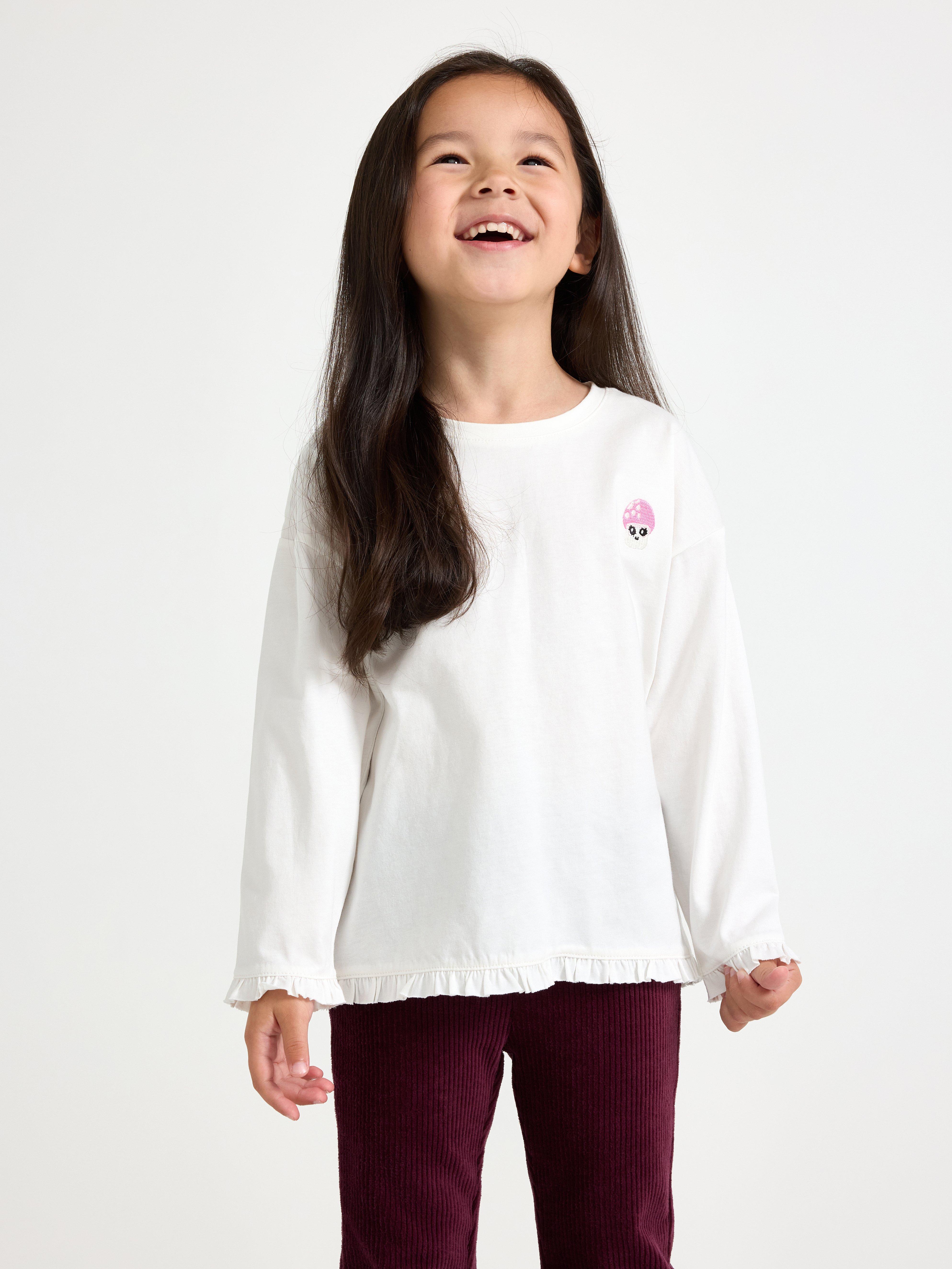 Top - Kids Wear - White