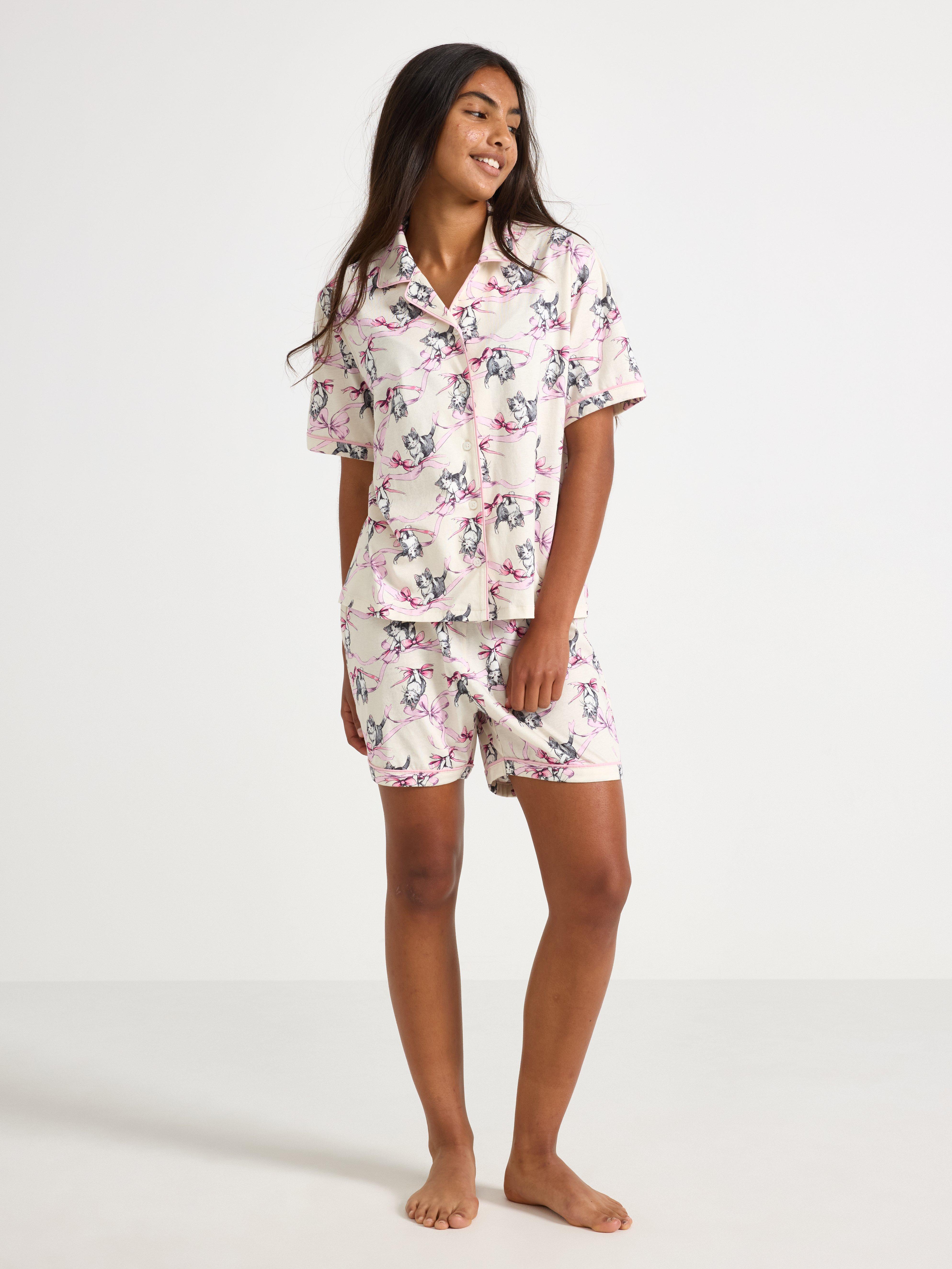 Pyjamassett - Barn - Beige