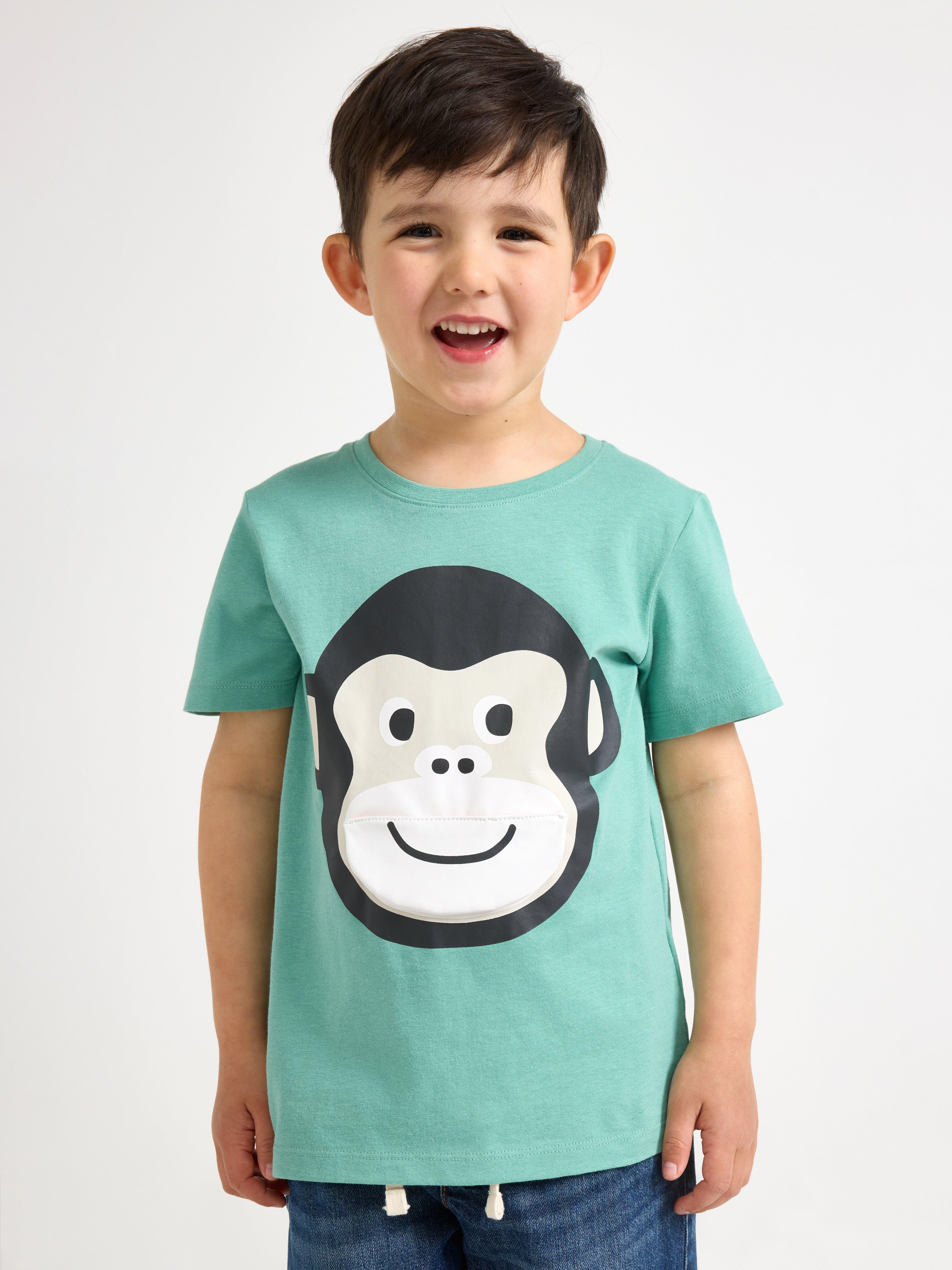 T-shirt - Barn - Grön