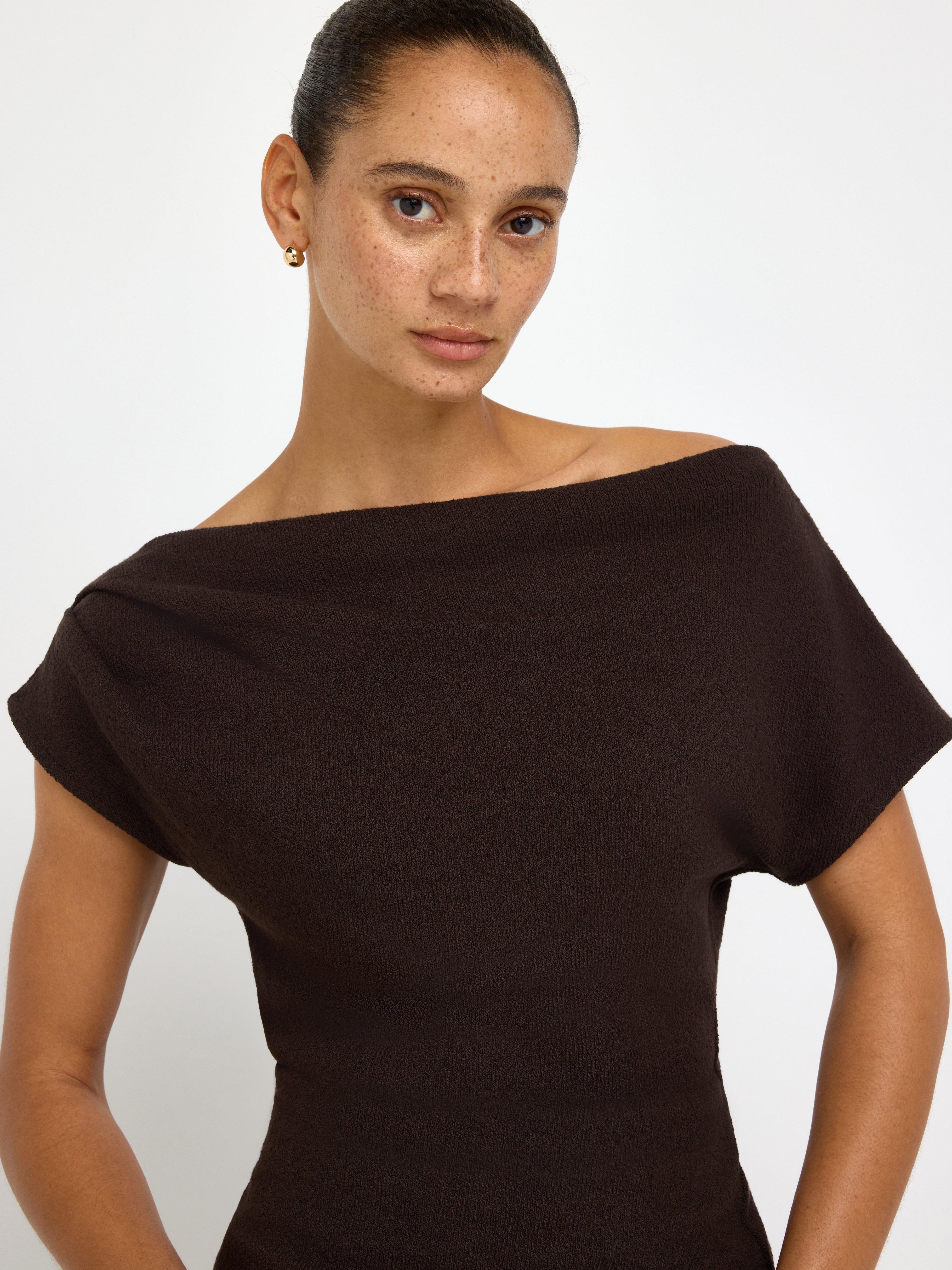 Top - Womens Wear - Brown