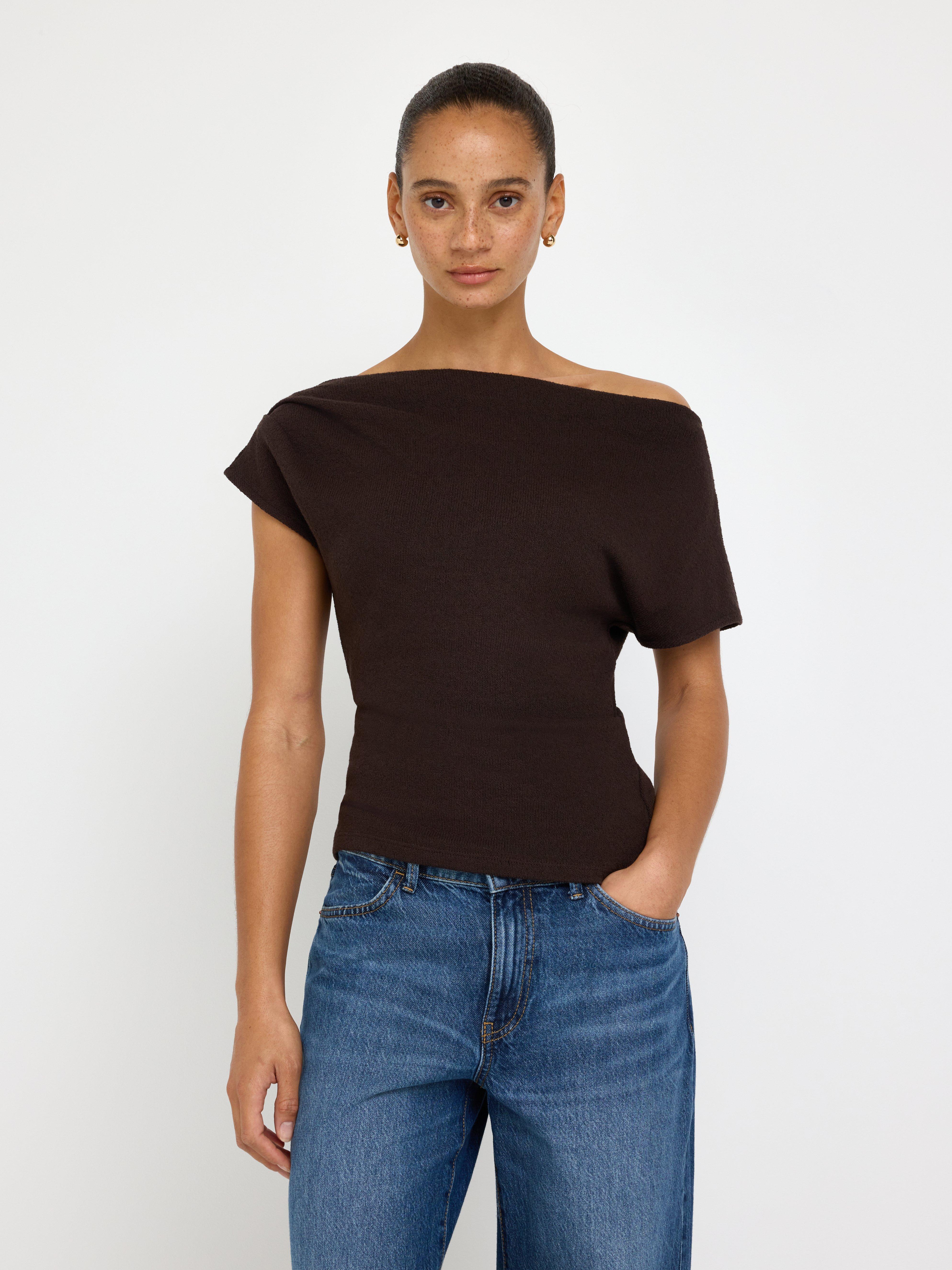 Top - Womens Wear - Brown