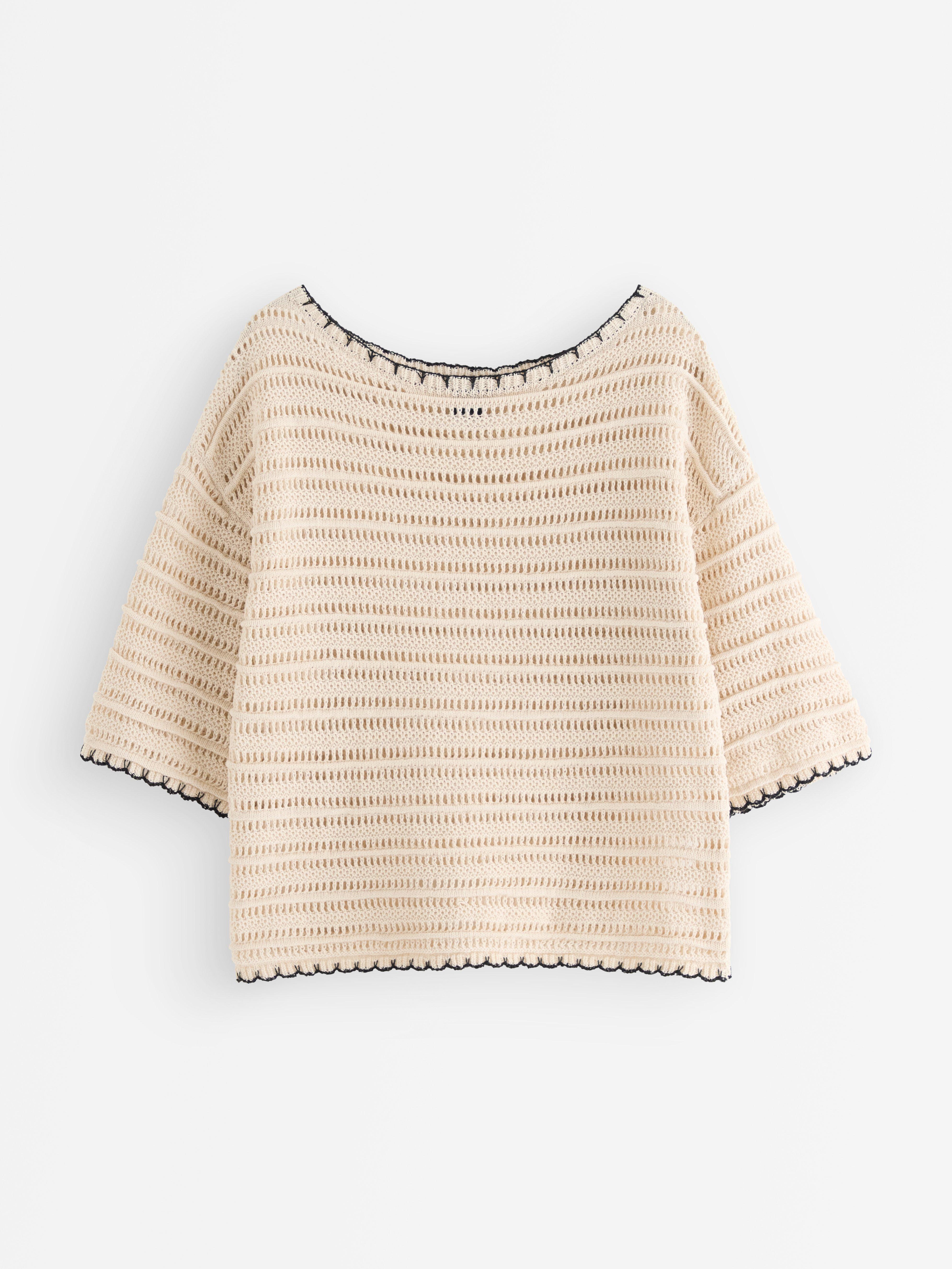 Sweater - Dame - Hvid