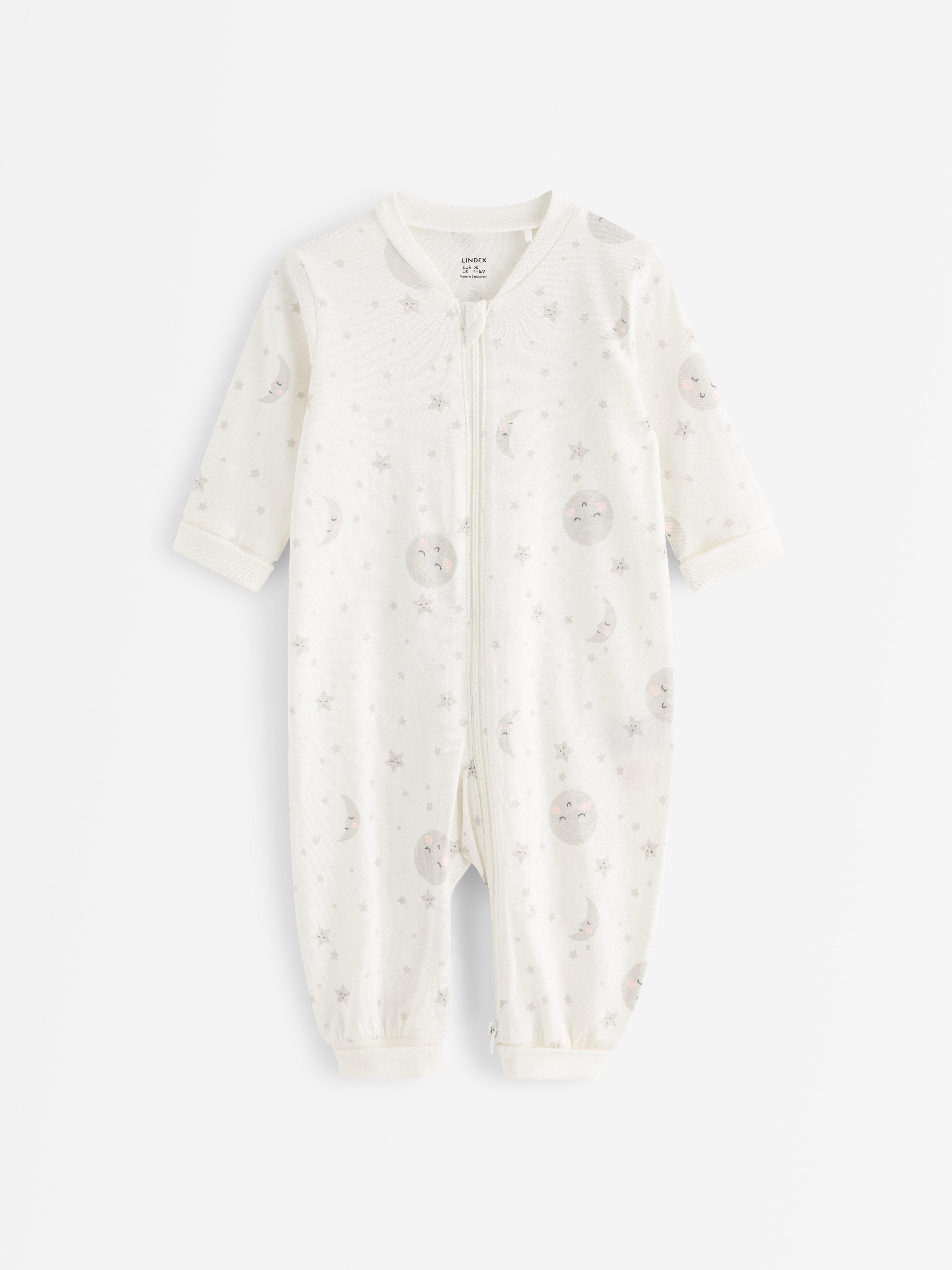 Pyjamasoverall - Barn - Vit