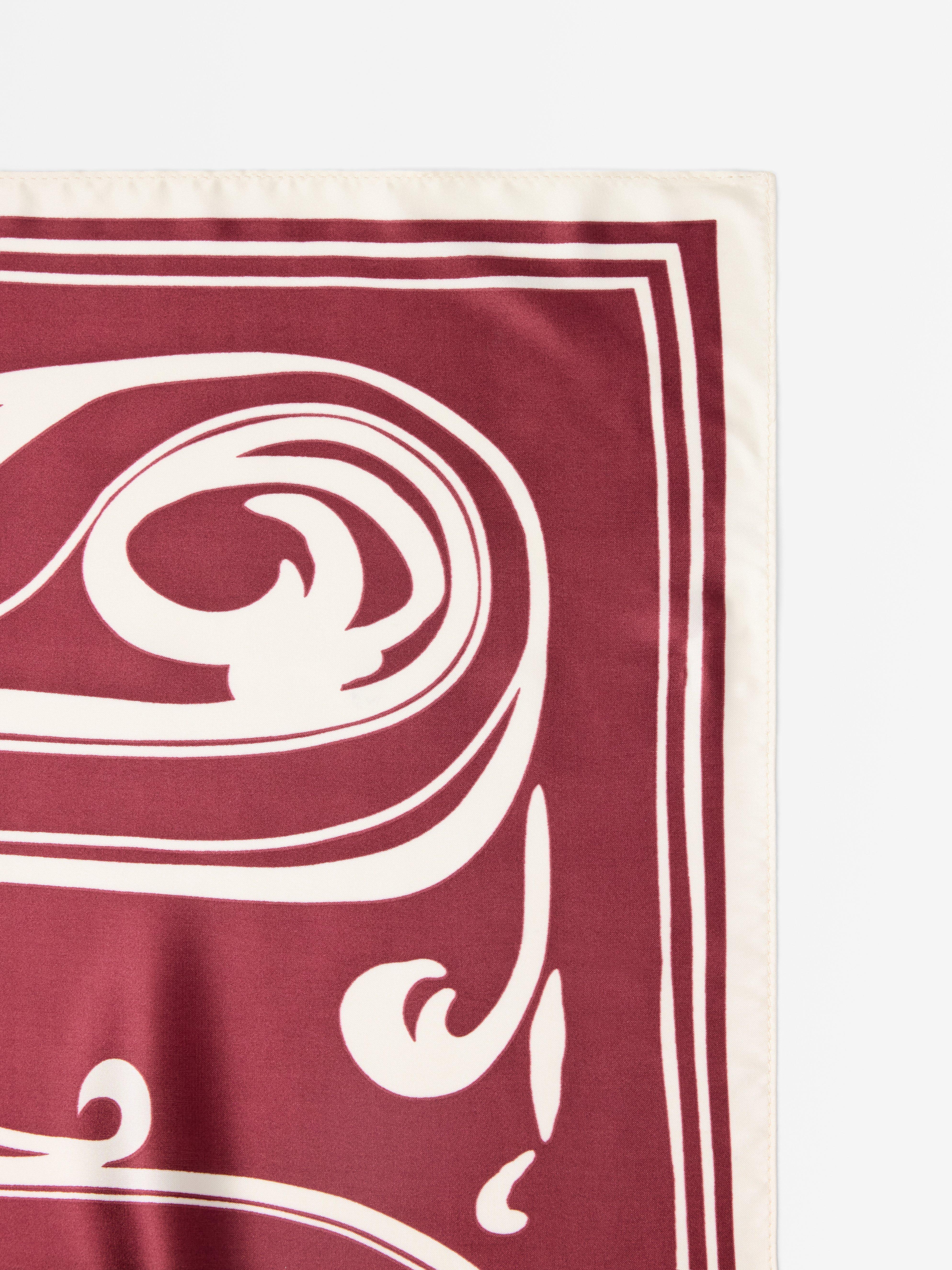 Scarf - Dam - Röd