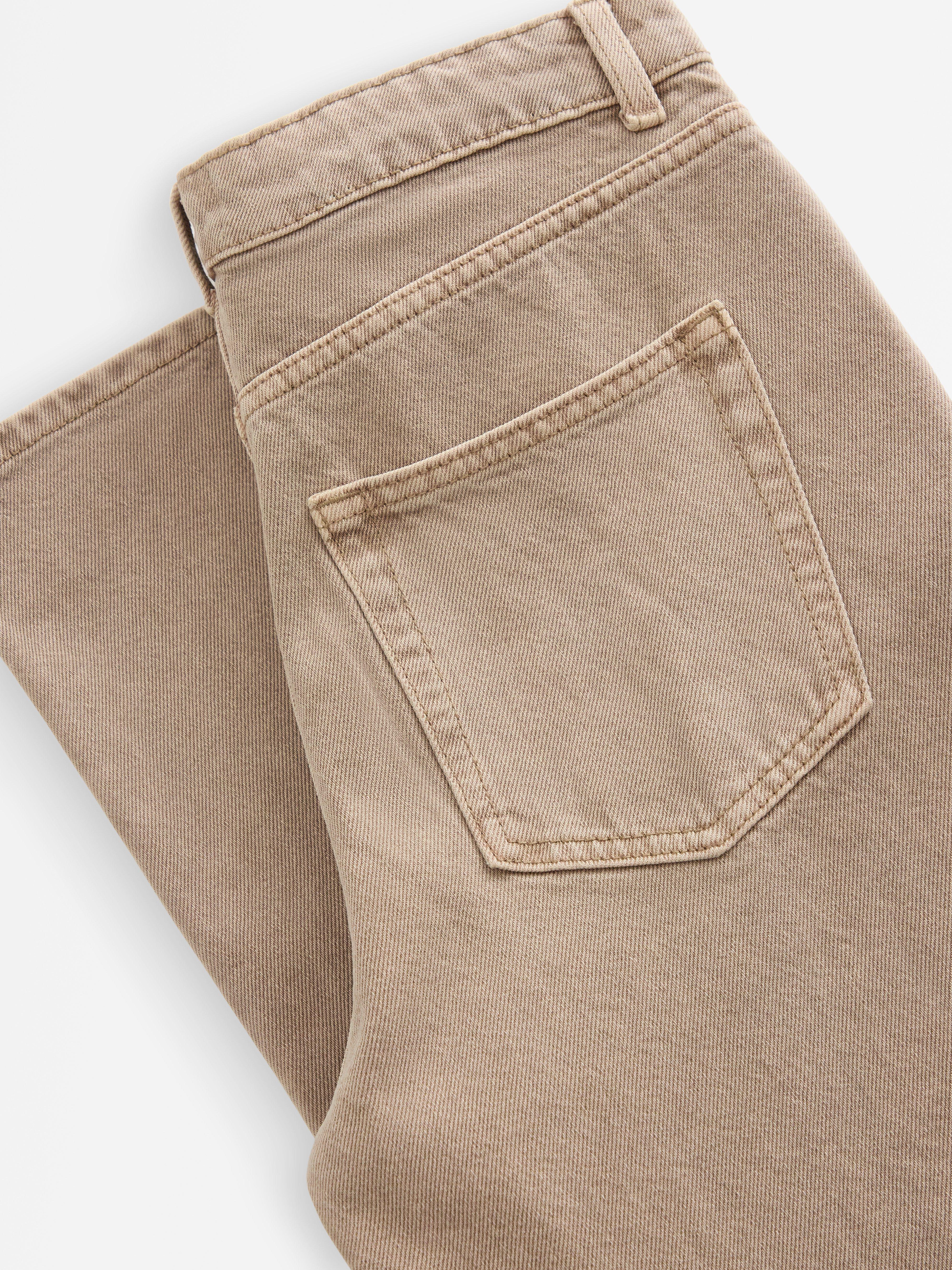 Jeans - Dame - Beige