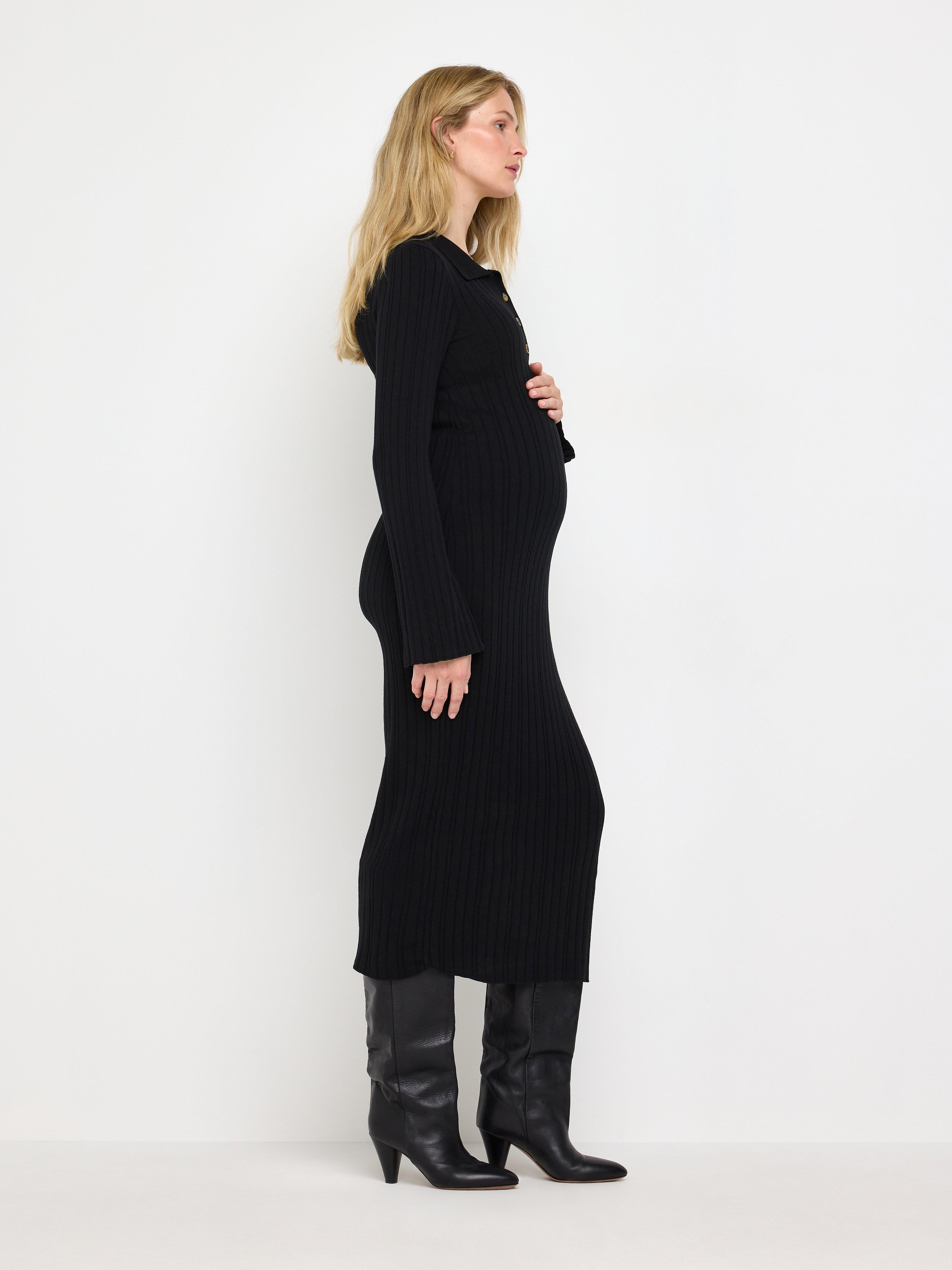 Maternity Dress -  - Black