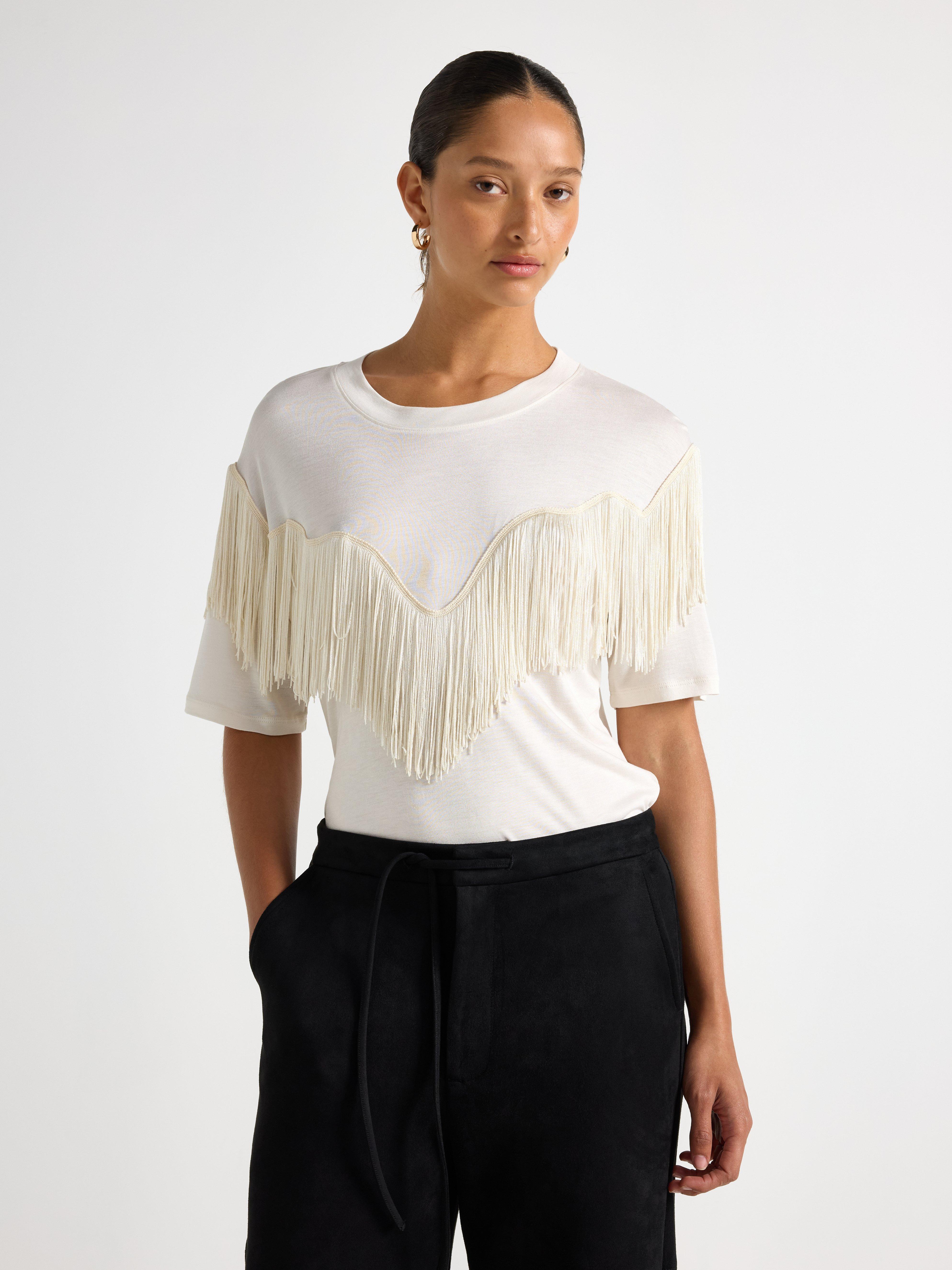 T-shirt - Dame - Hvit