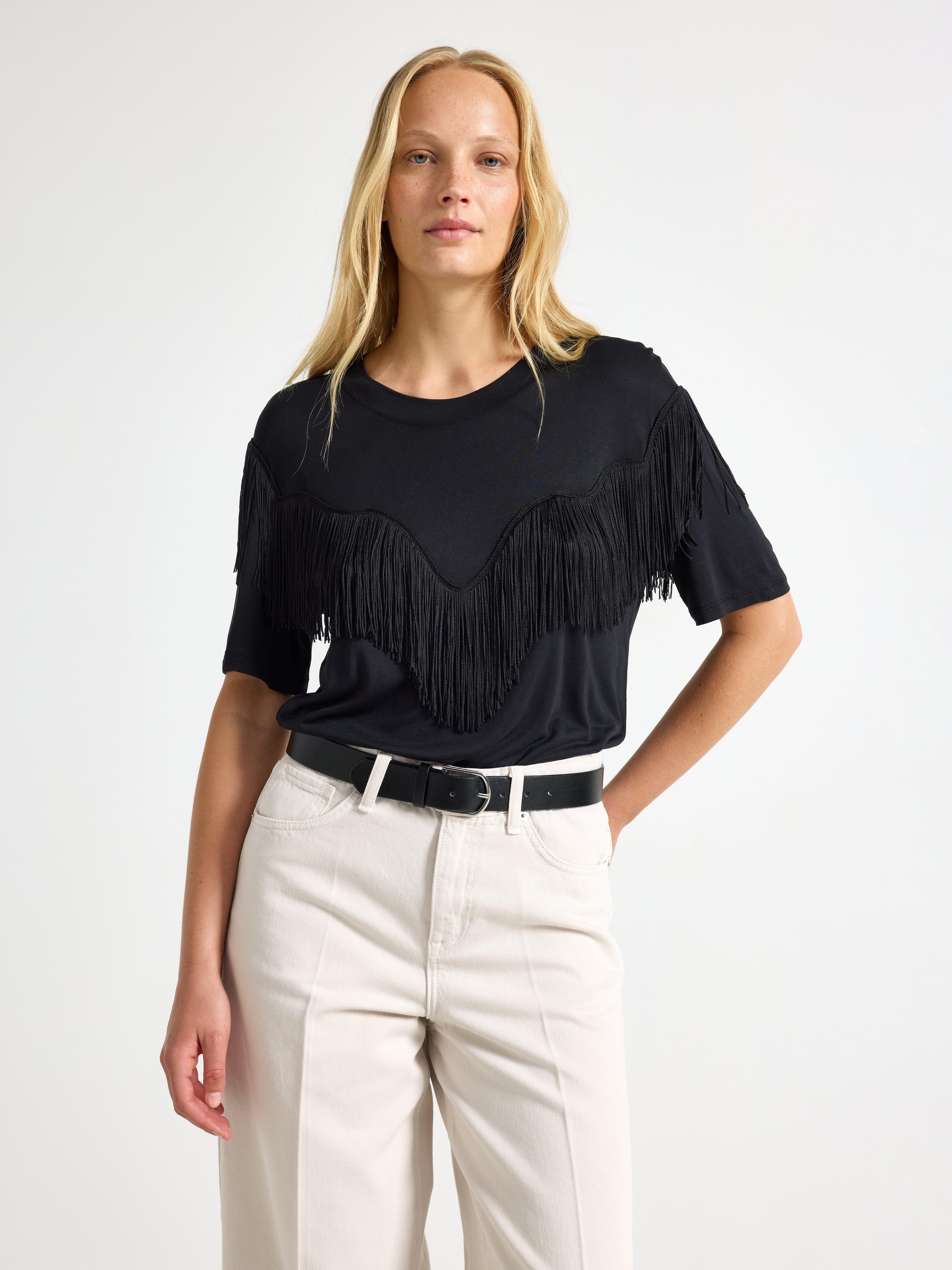 T-shirt - Womens Wear - Black