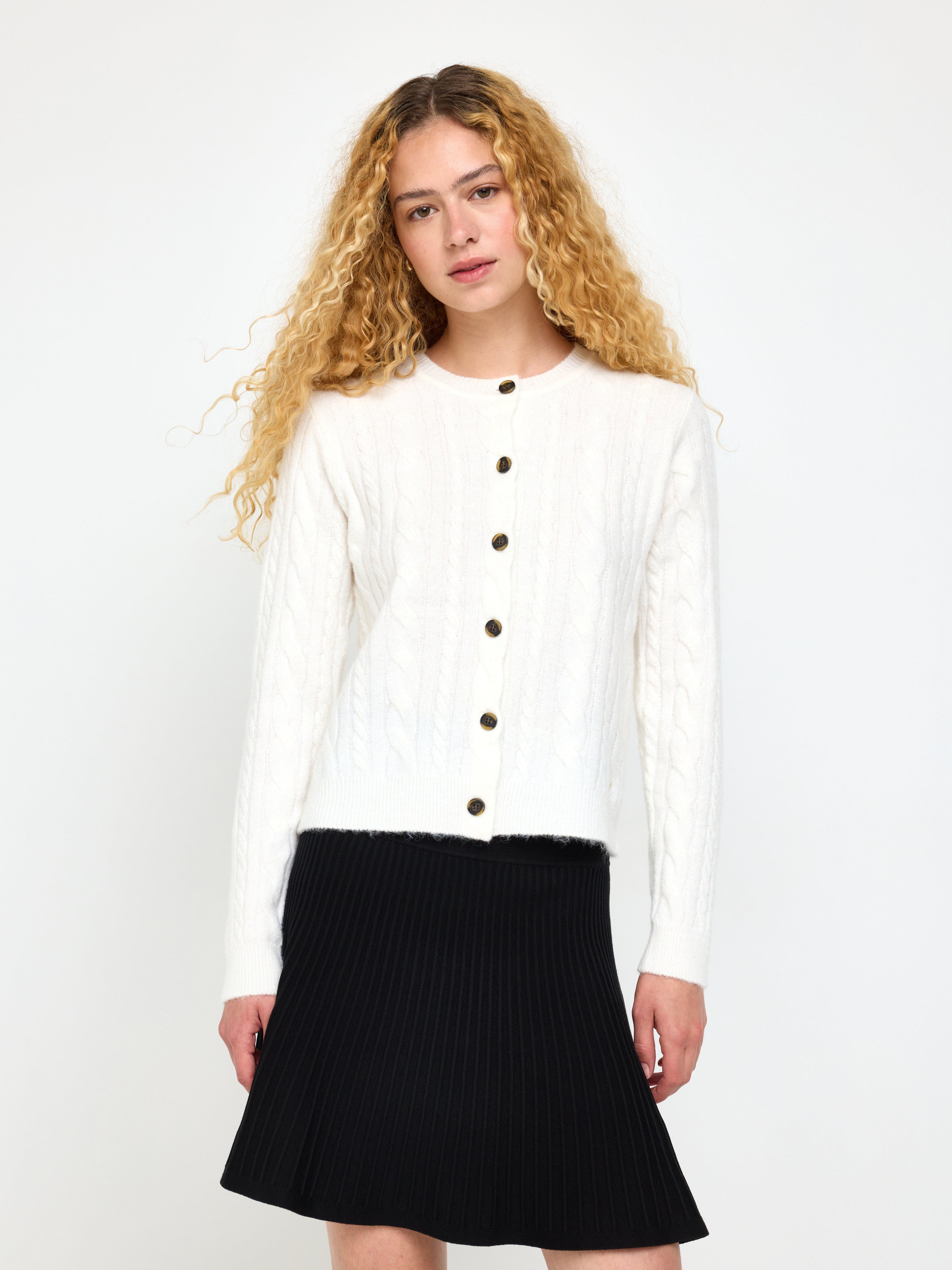 Cardigan - Womens Wear - White