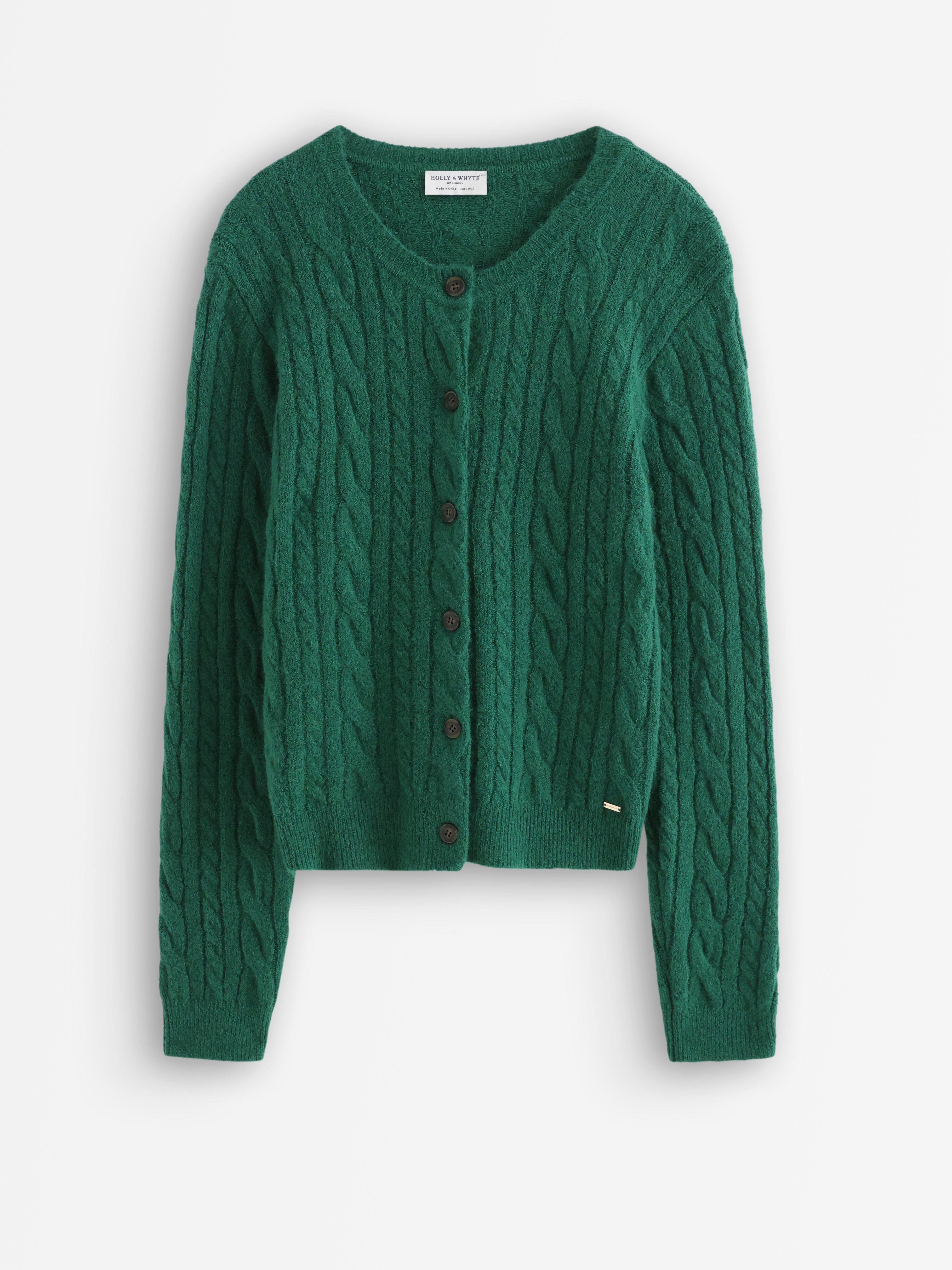 Kardigán - Ženy - Zelená