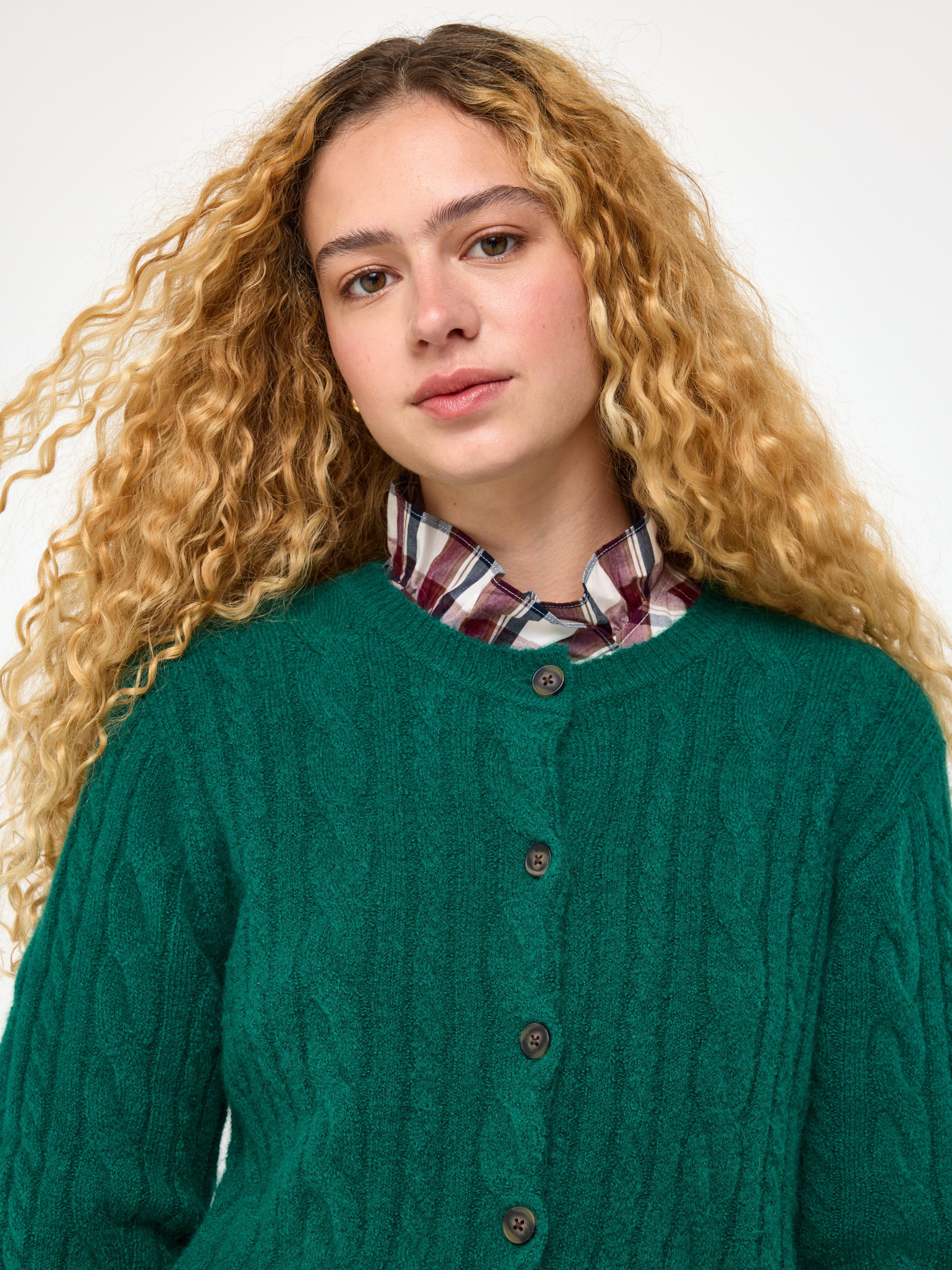 Cardigan - Womens Wear - Green