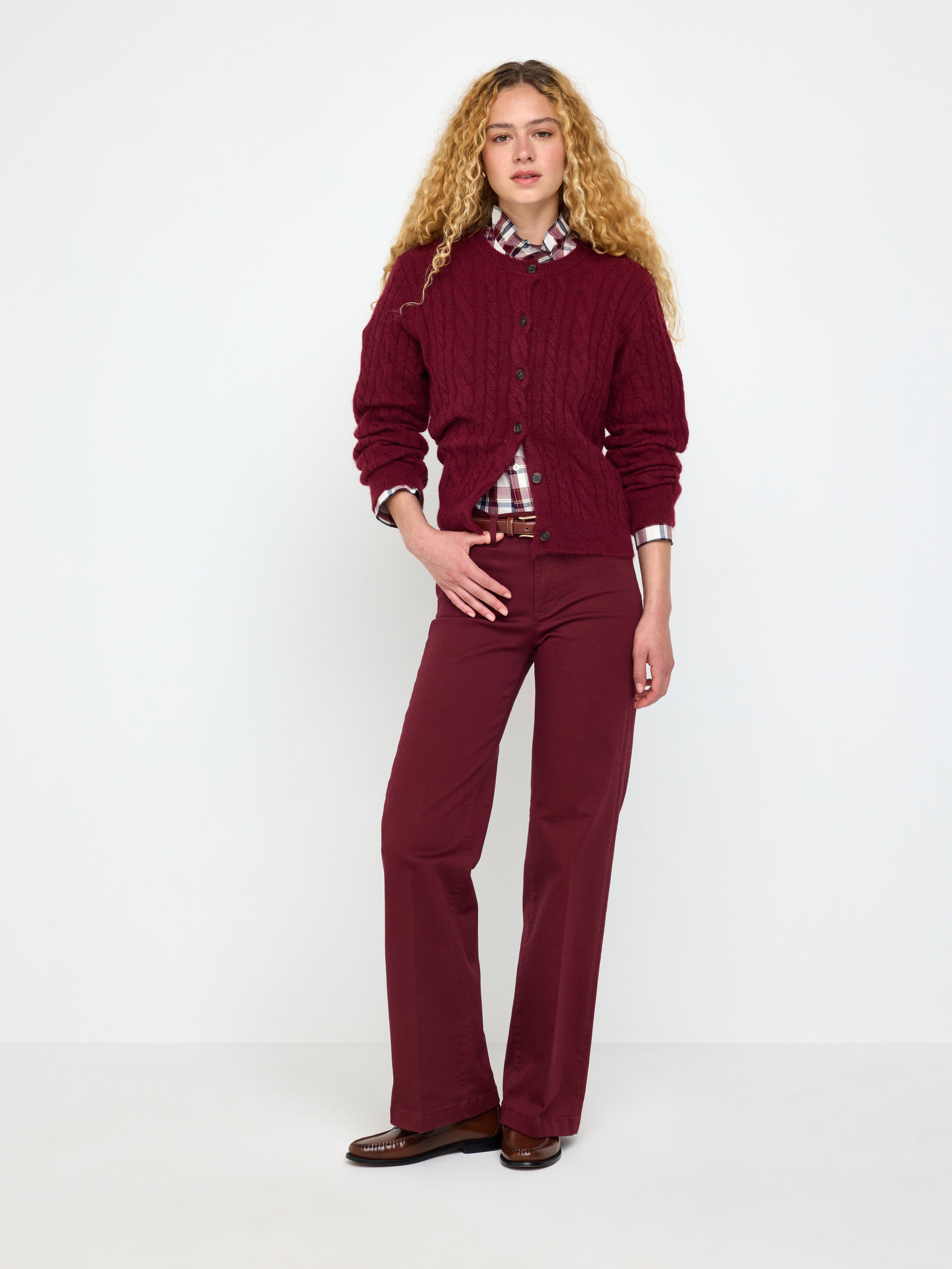 Cardigan - Womens Wear - Red