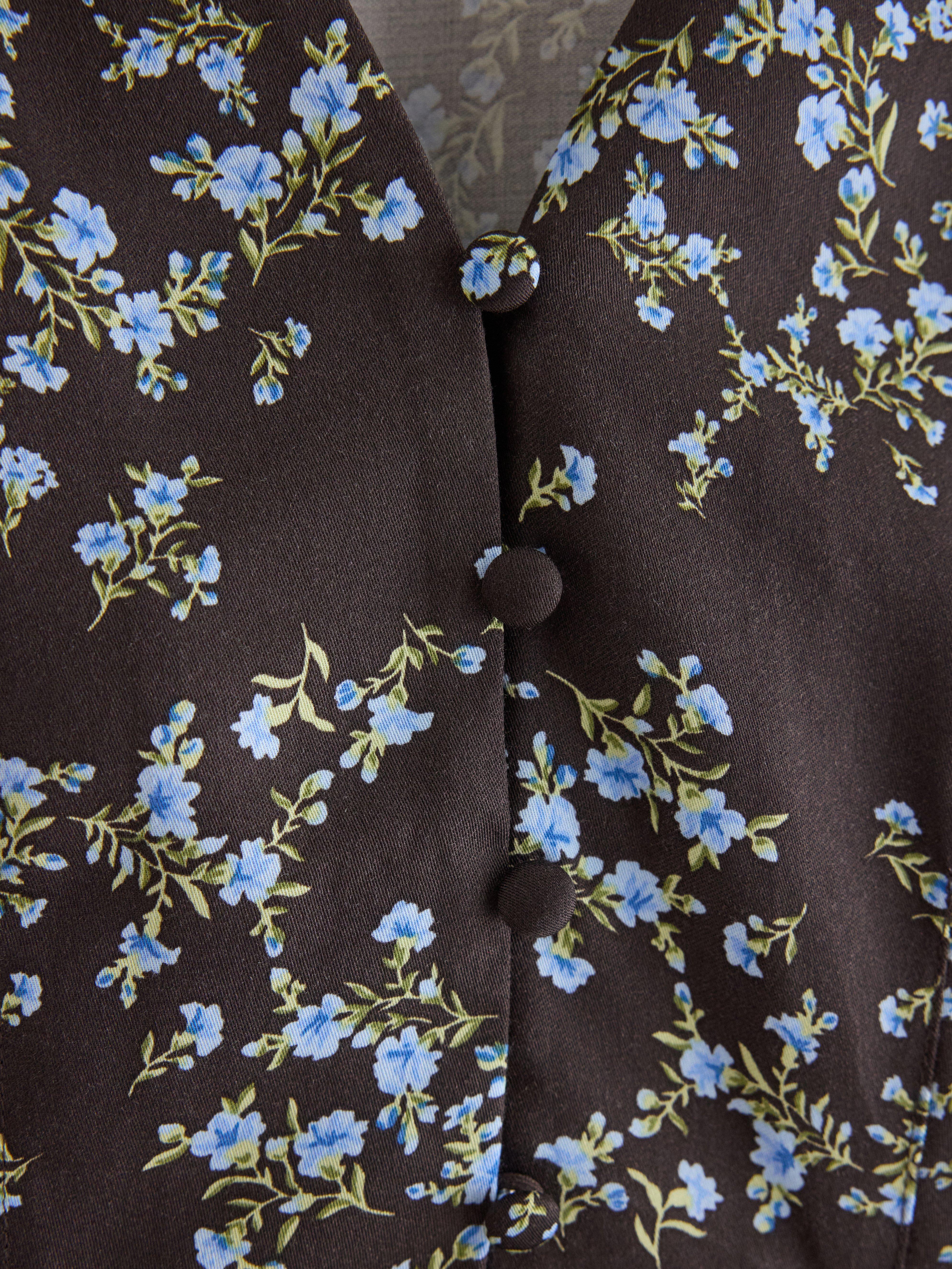Bluse - Dame - Brun