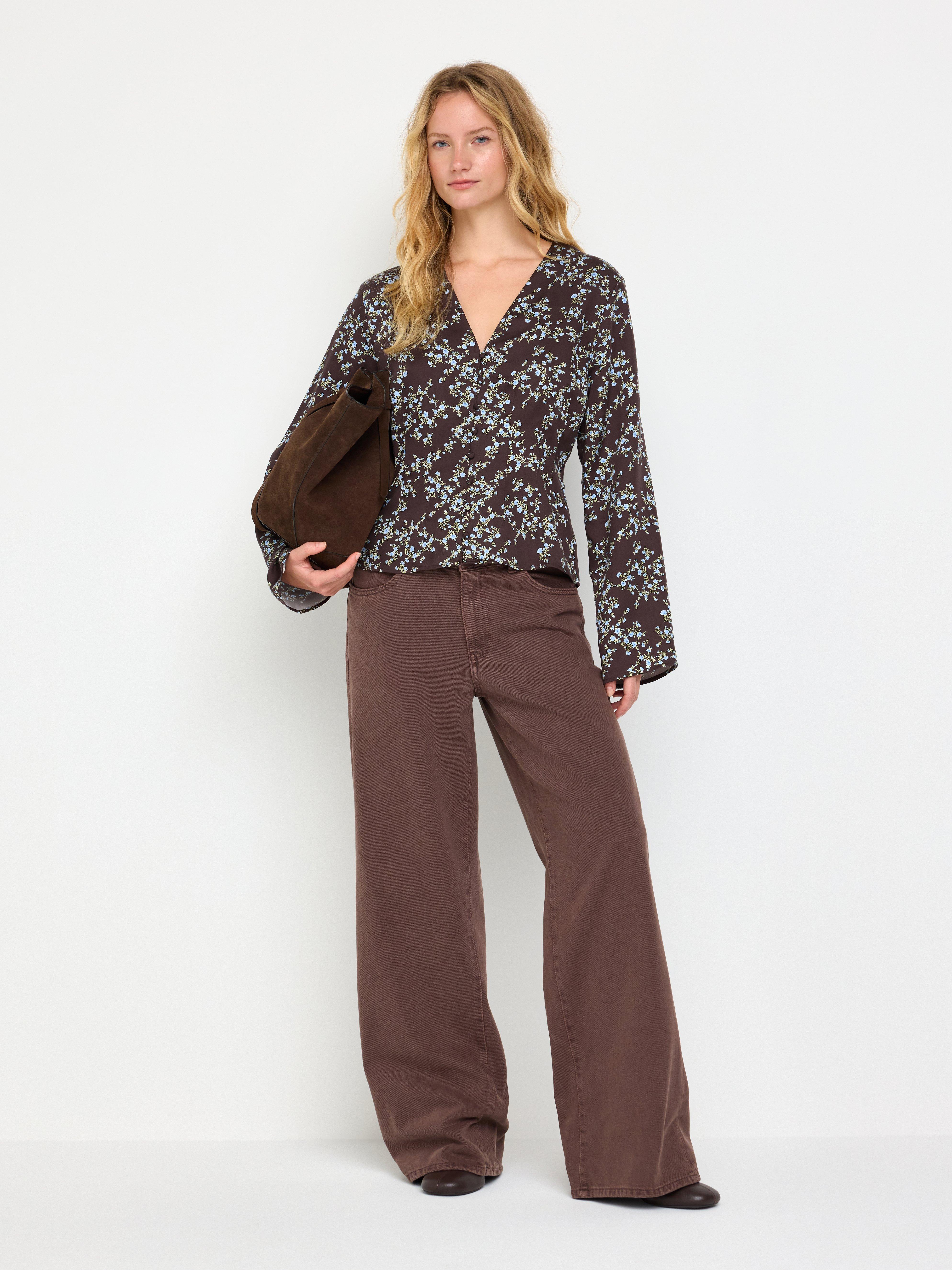 Blouse - Womens Wear - Brown