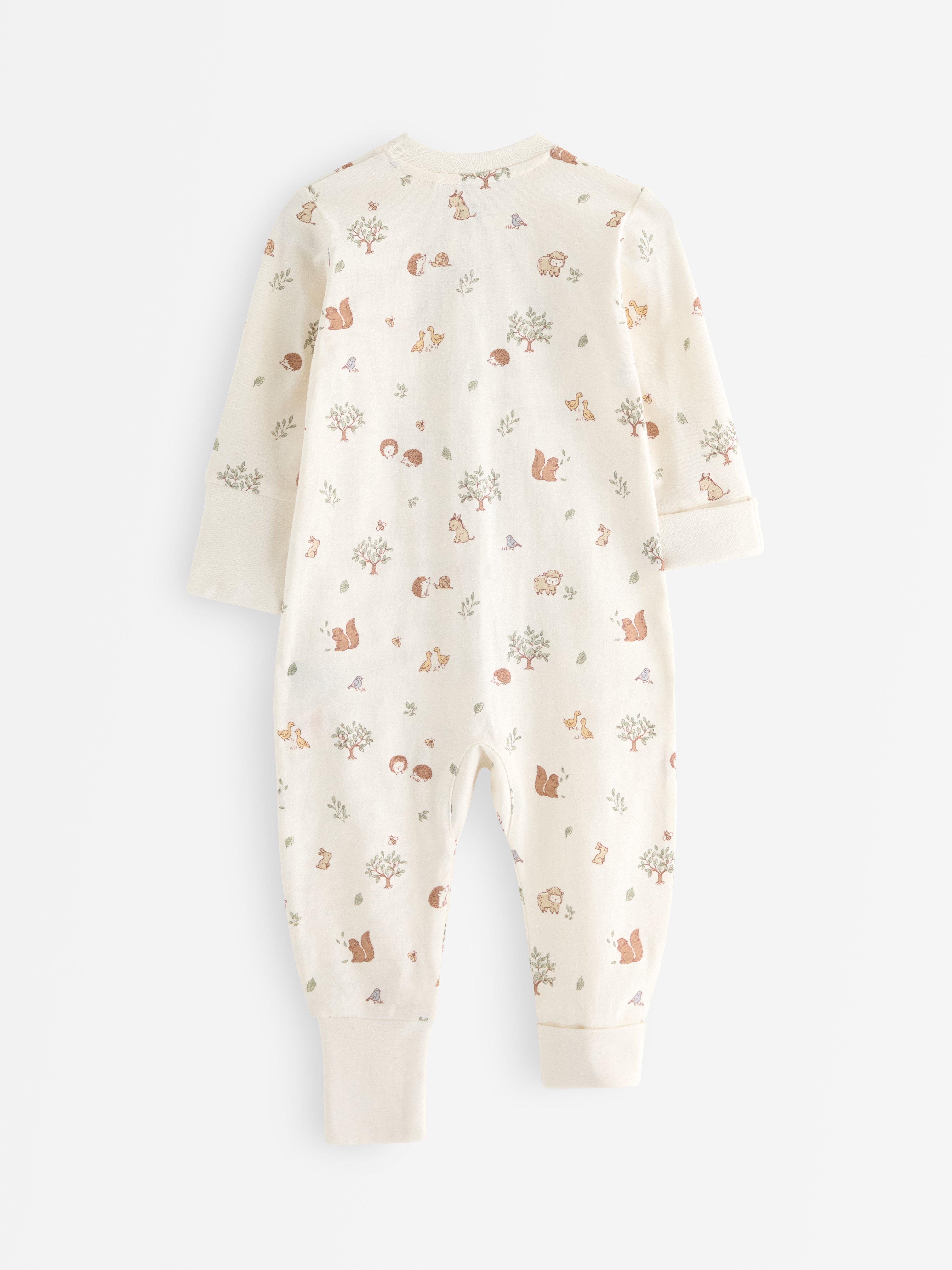Pyjamasoverall - Barn - Vit