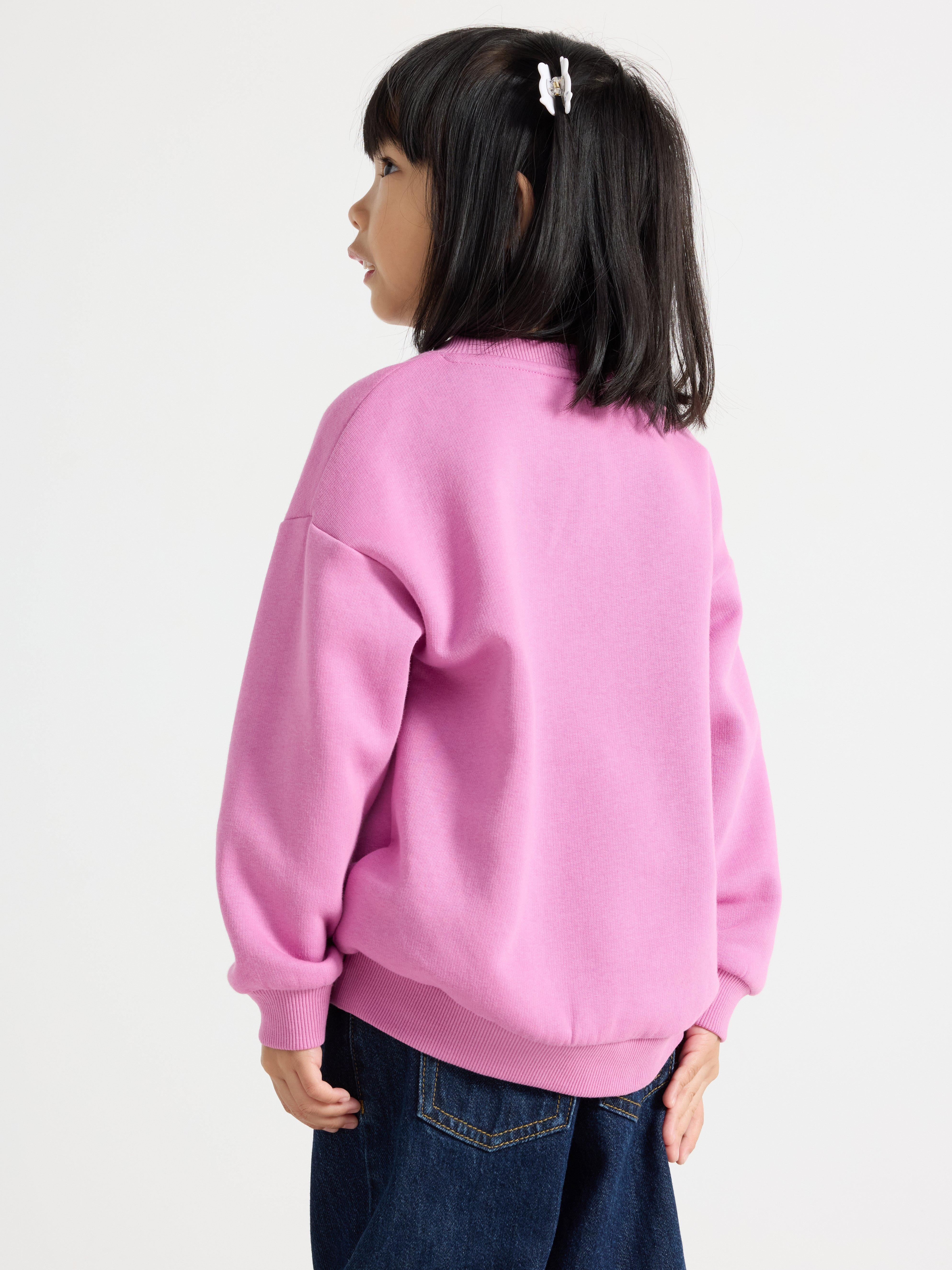 Sweatshirt - Børn - Lyserød