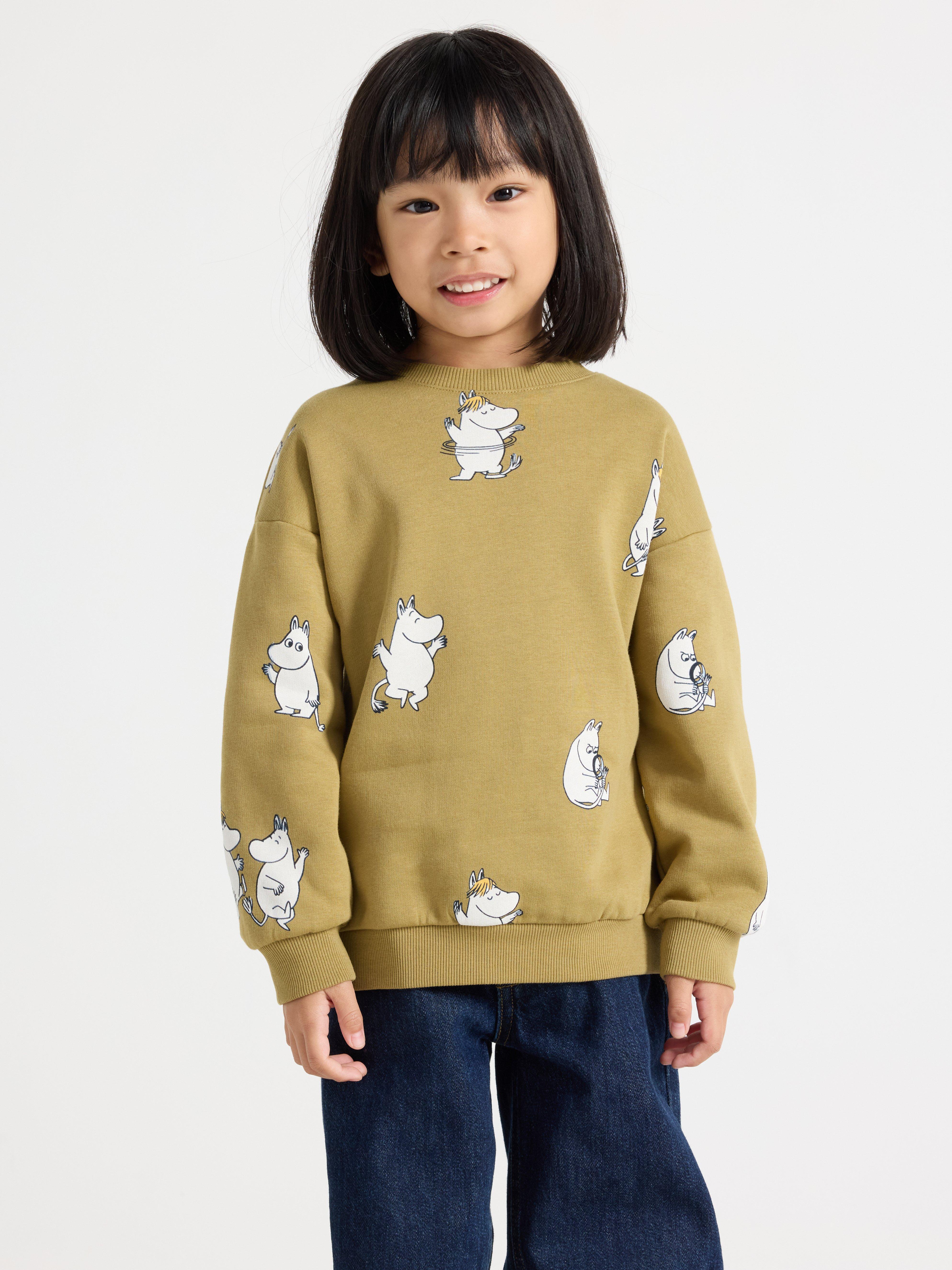 Sweatshirt - Børn - Khaki