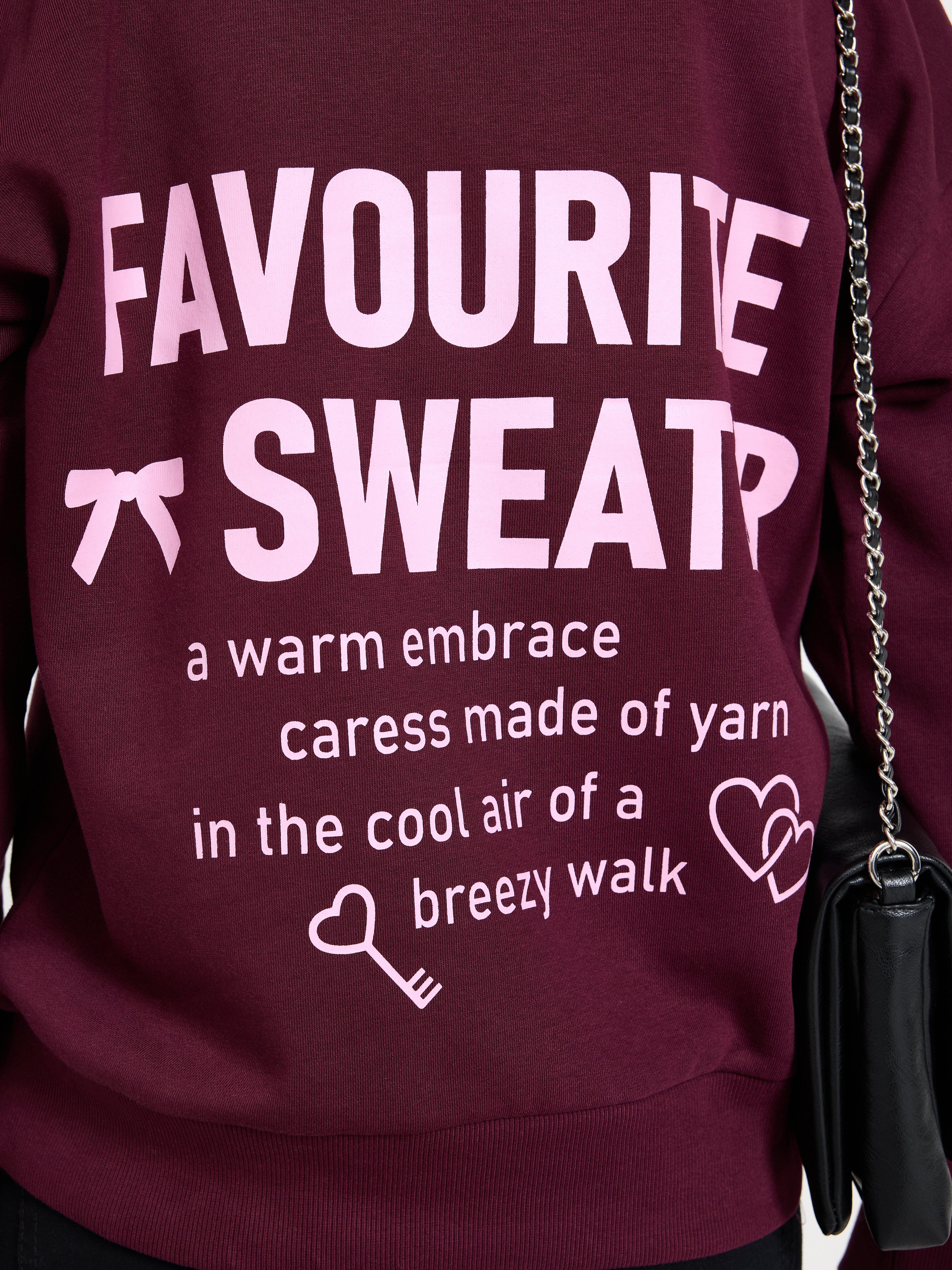 Hooded Sweatshirt -  - Lilac