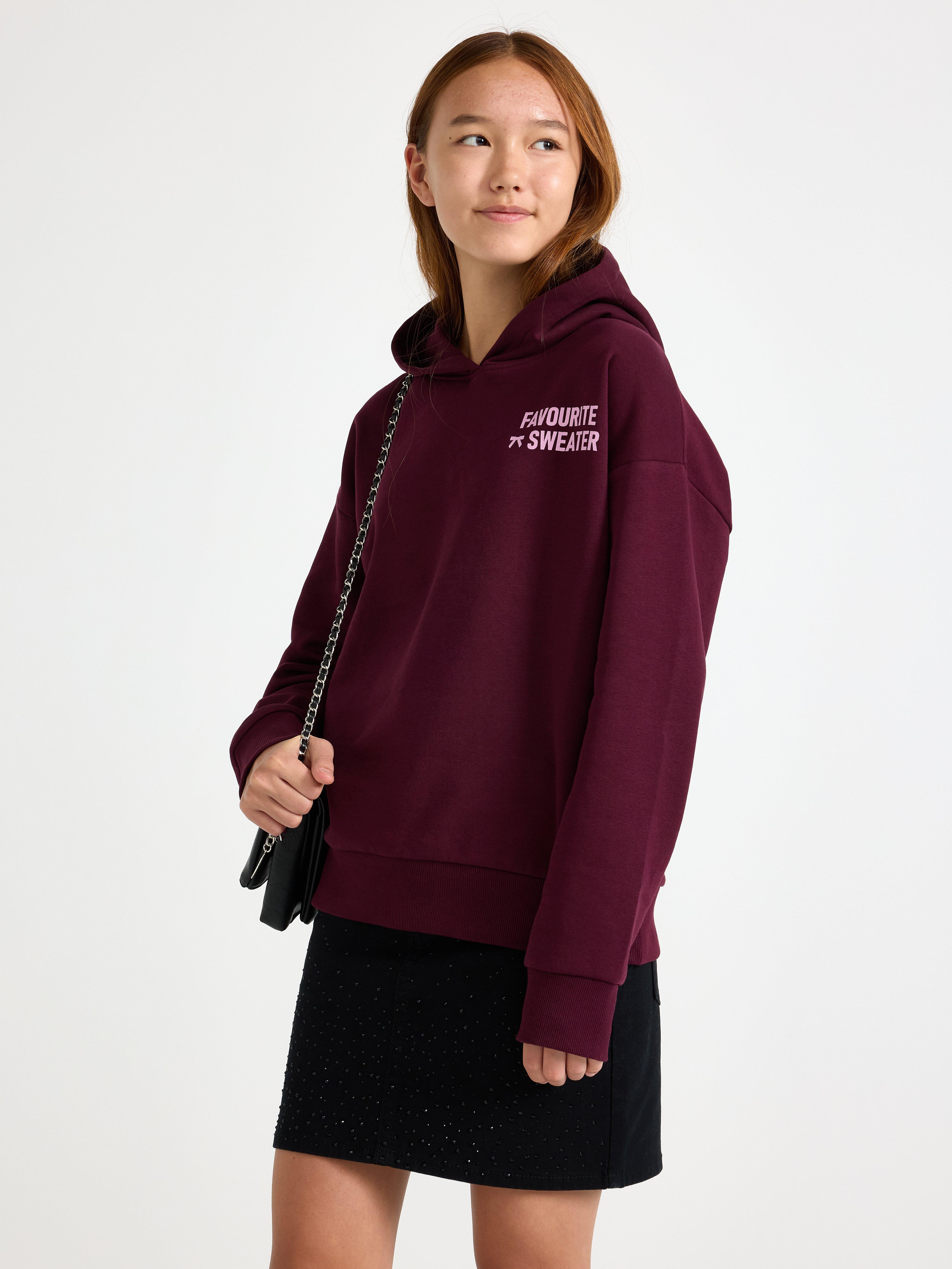 Hooded Sweatshirt -  - Lilac