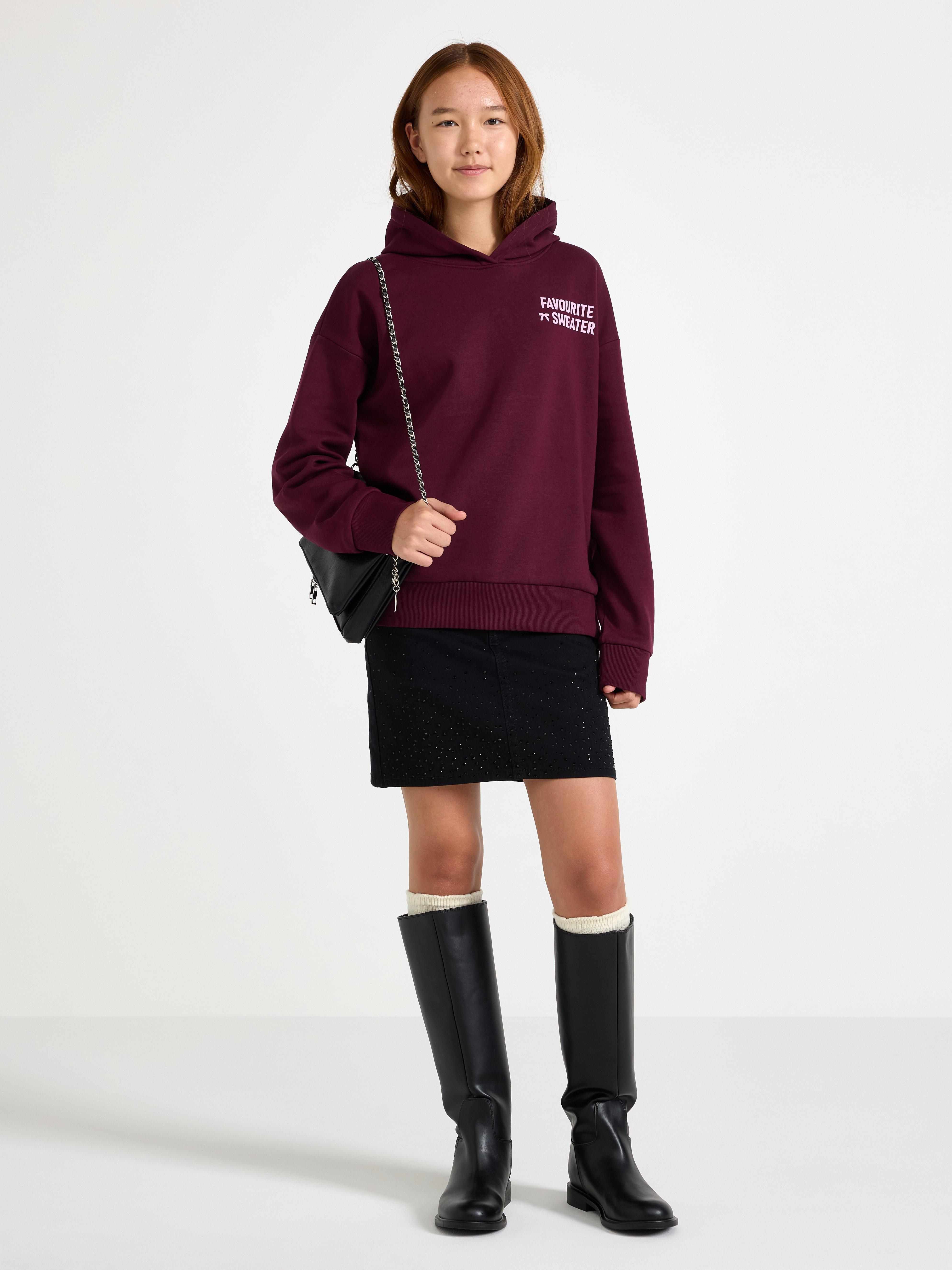 Hooded Sweatshirt -  - Lilac