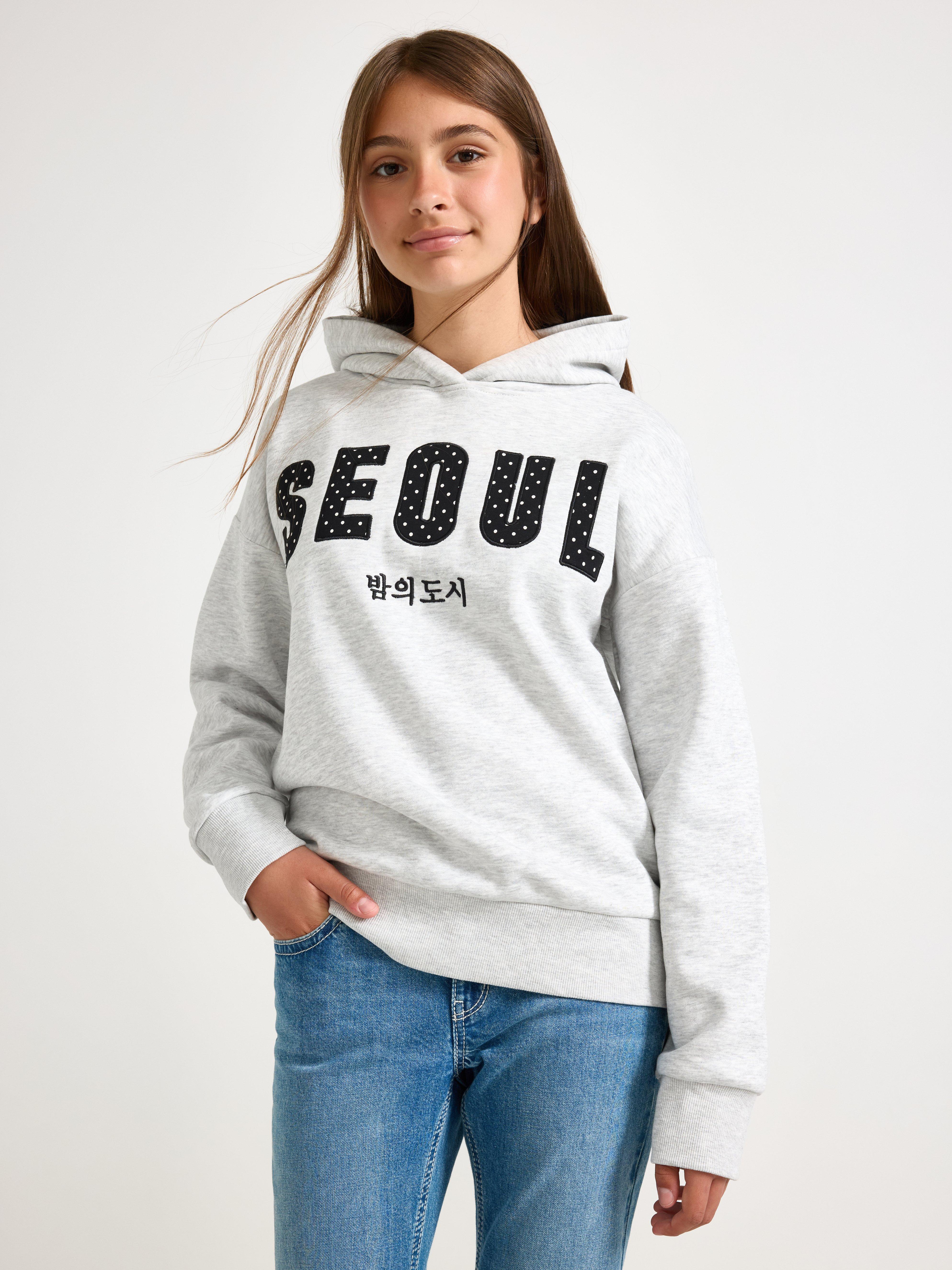 Hooded Sweatshirt - Kids Wear - Grey