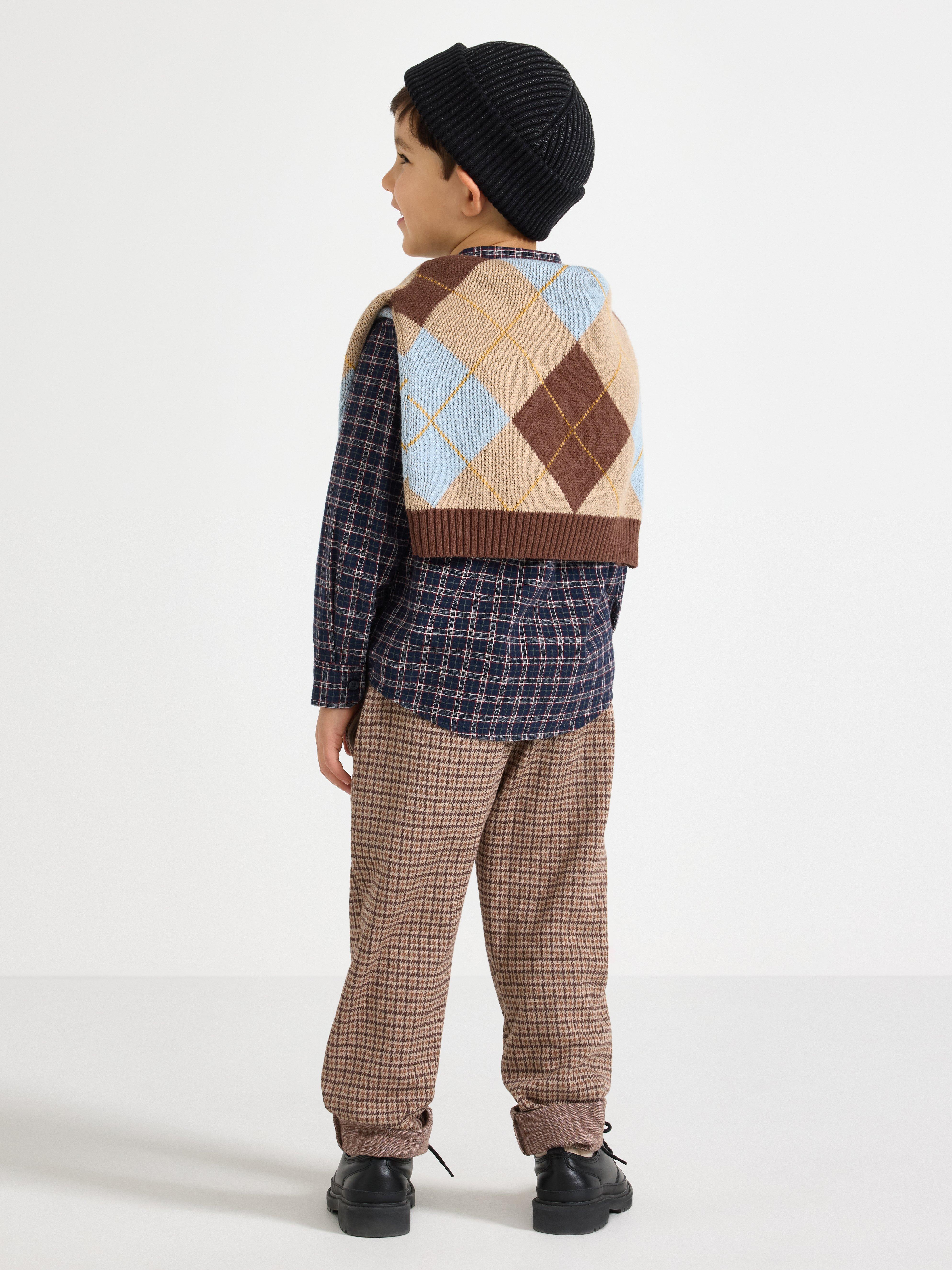 Trousers -  - Brown