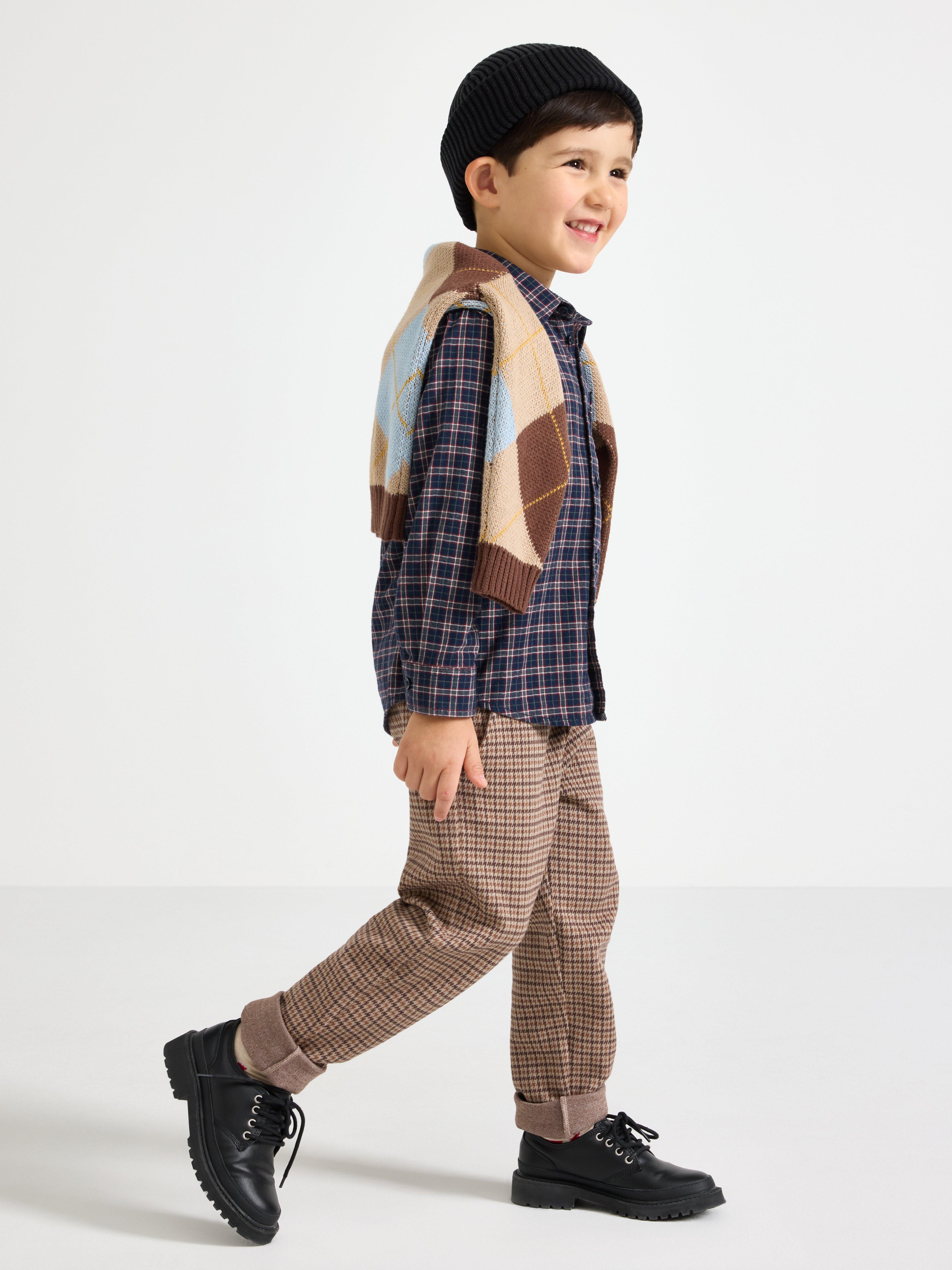 Trousers -  - Brown