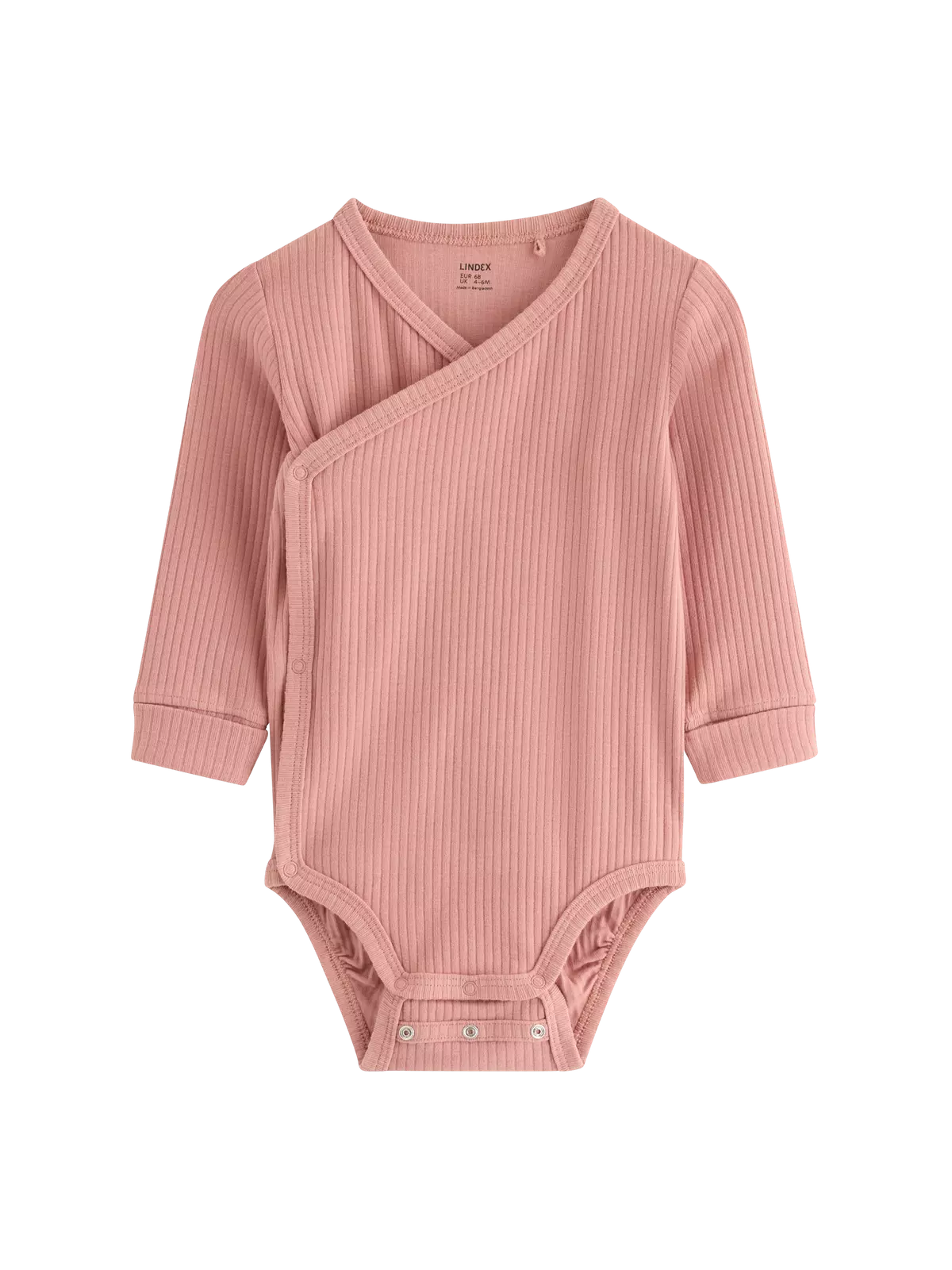 Ribbed wrap bodysuit