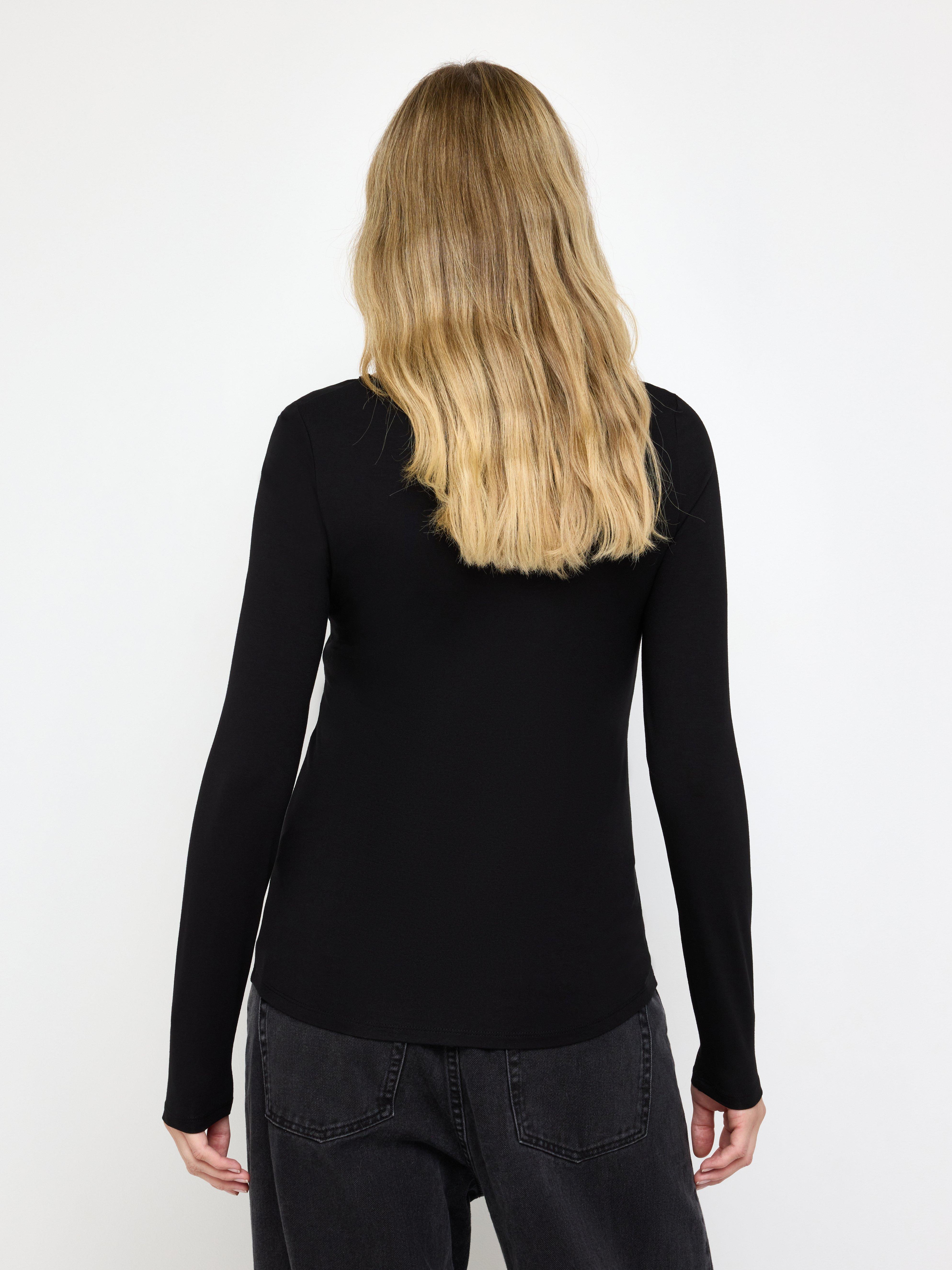 Vente-top - Dame - Sort