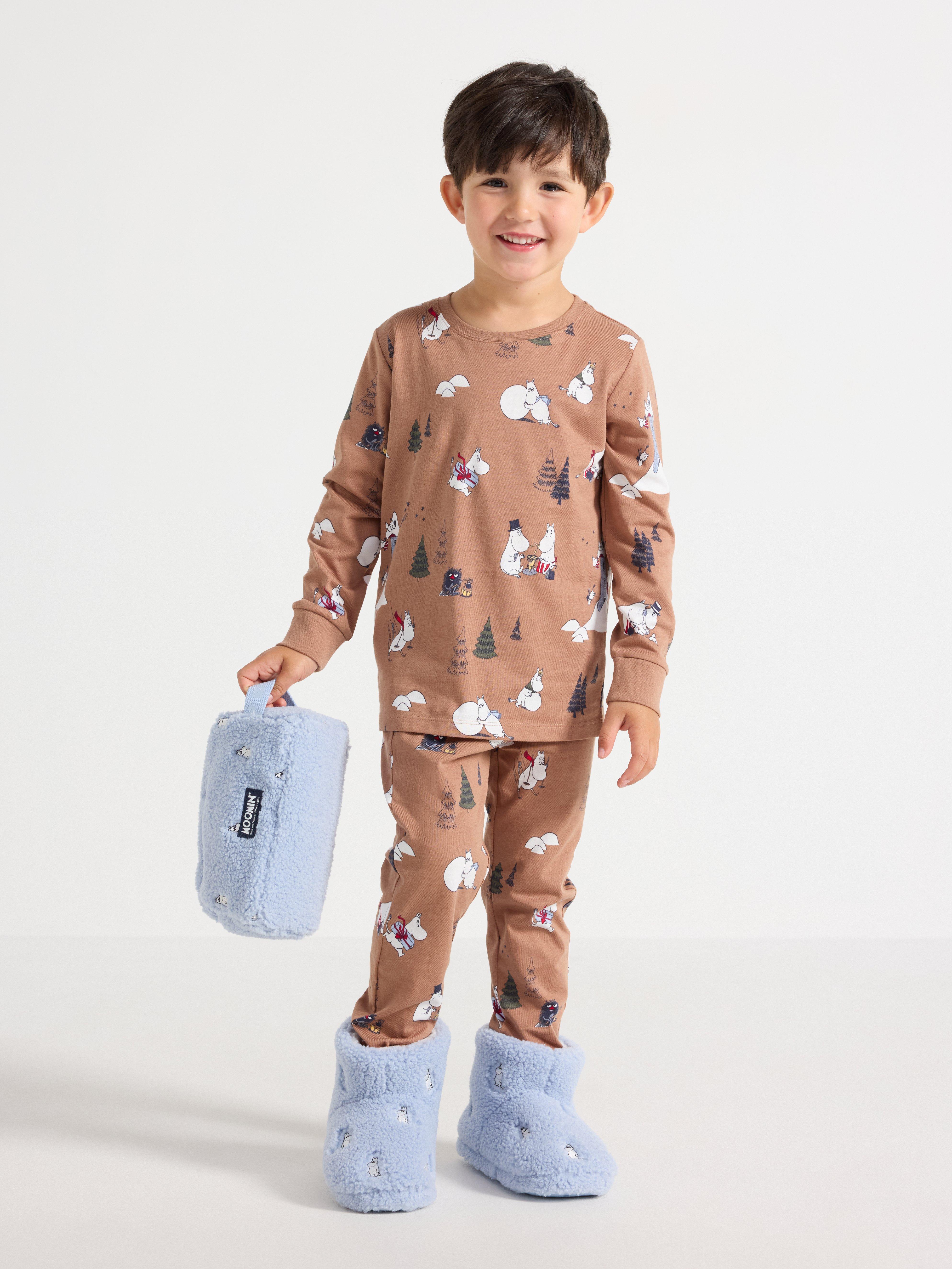 Pyjamassett - Barn - Brun
